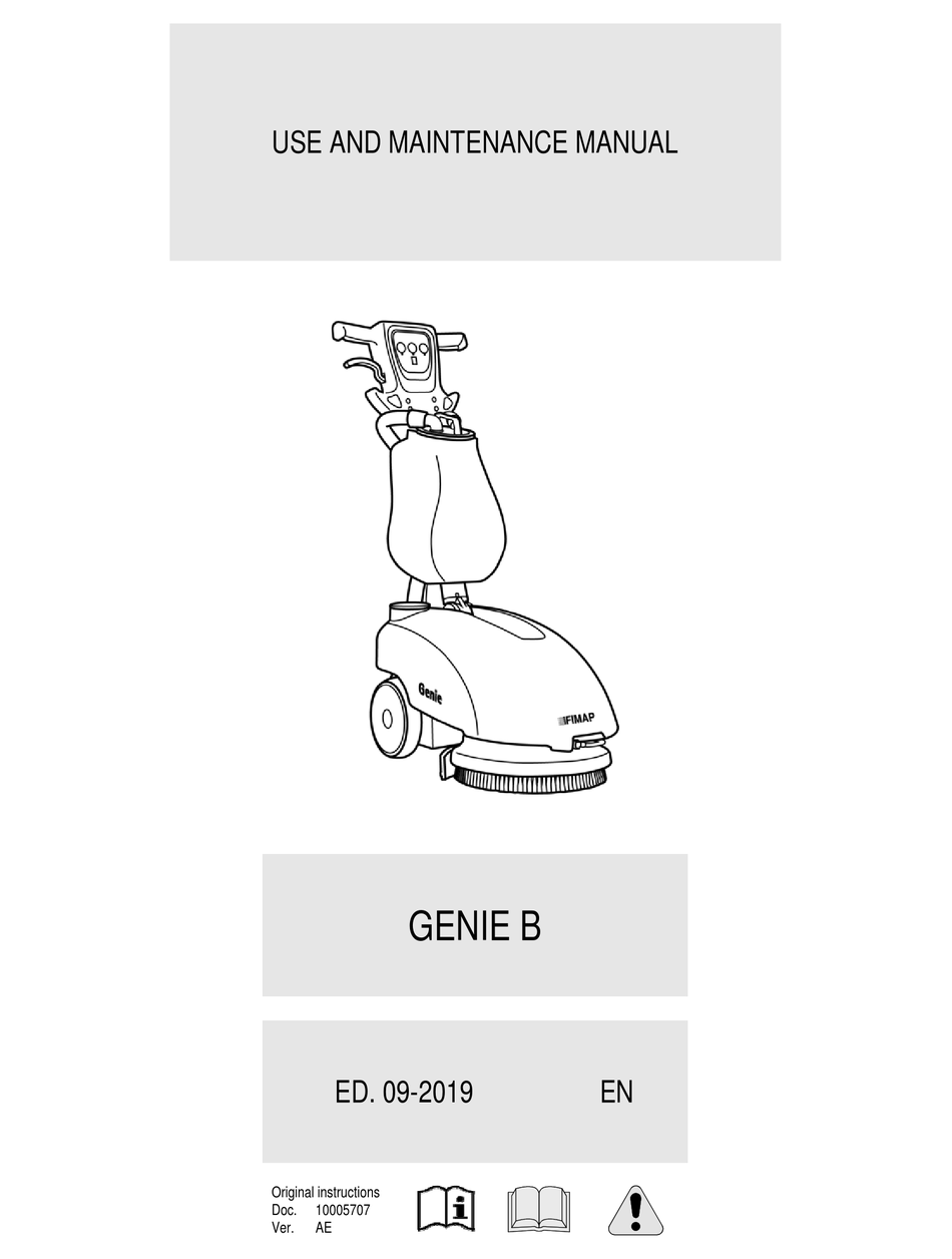 FIMAP GENIE B USE AND MAINTENANCE MANUAL Pdf Download | ManualsLib