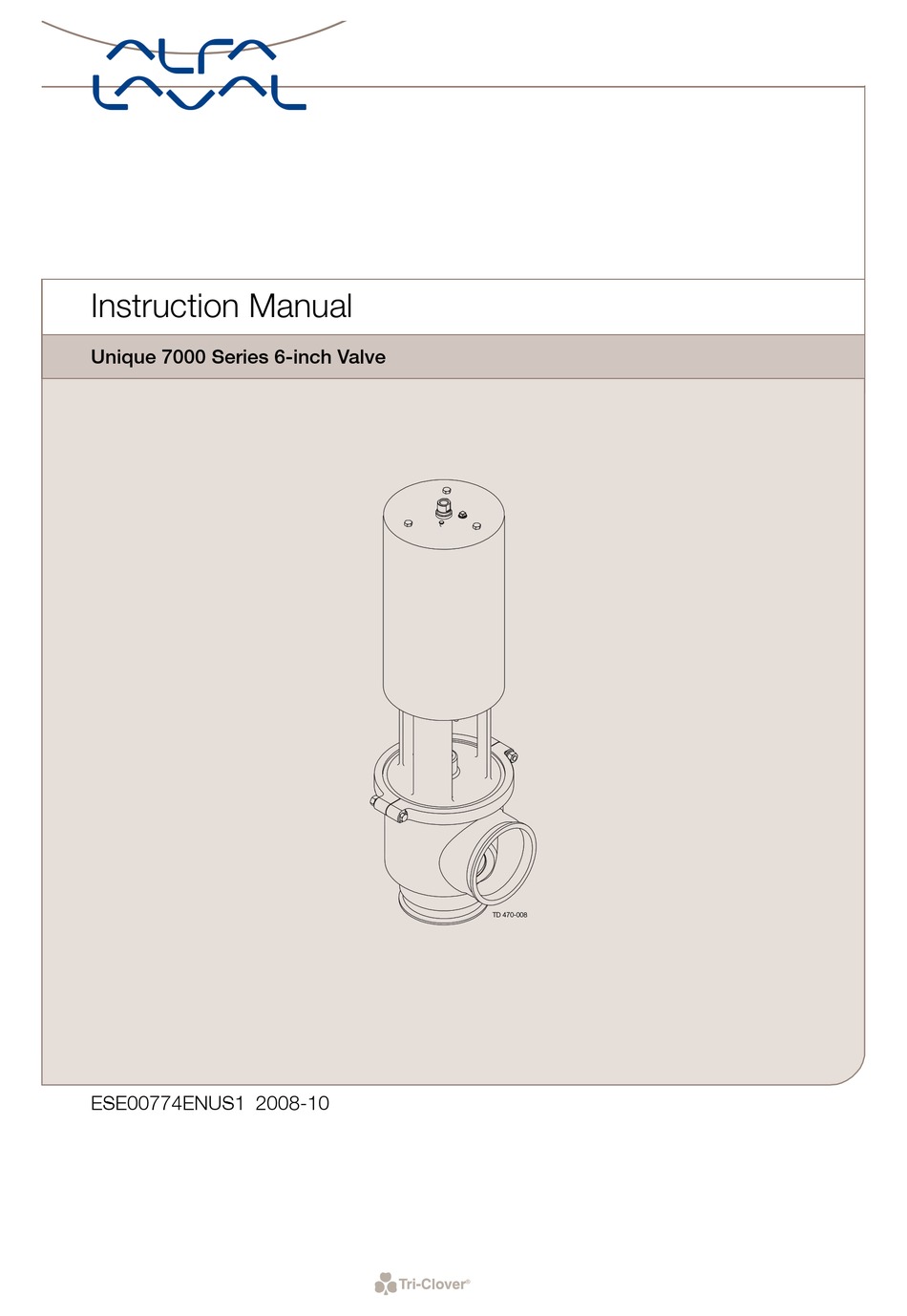 ALFA LAVAL UNIQUE 7000 SERIES INSTRUCTION MANUAL Pdf Download | ManualsLib