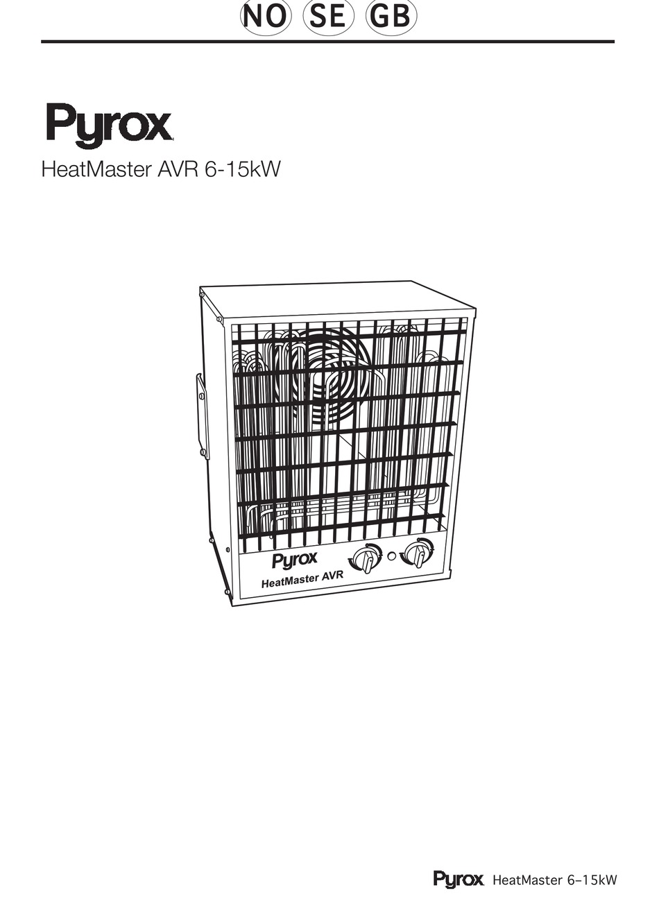 PYROX HEATMASTER AVR QUICK START MANUAL Pdf Download ManualsLib