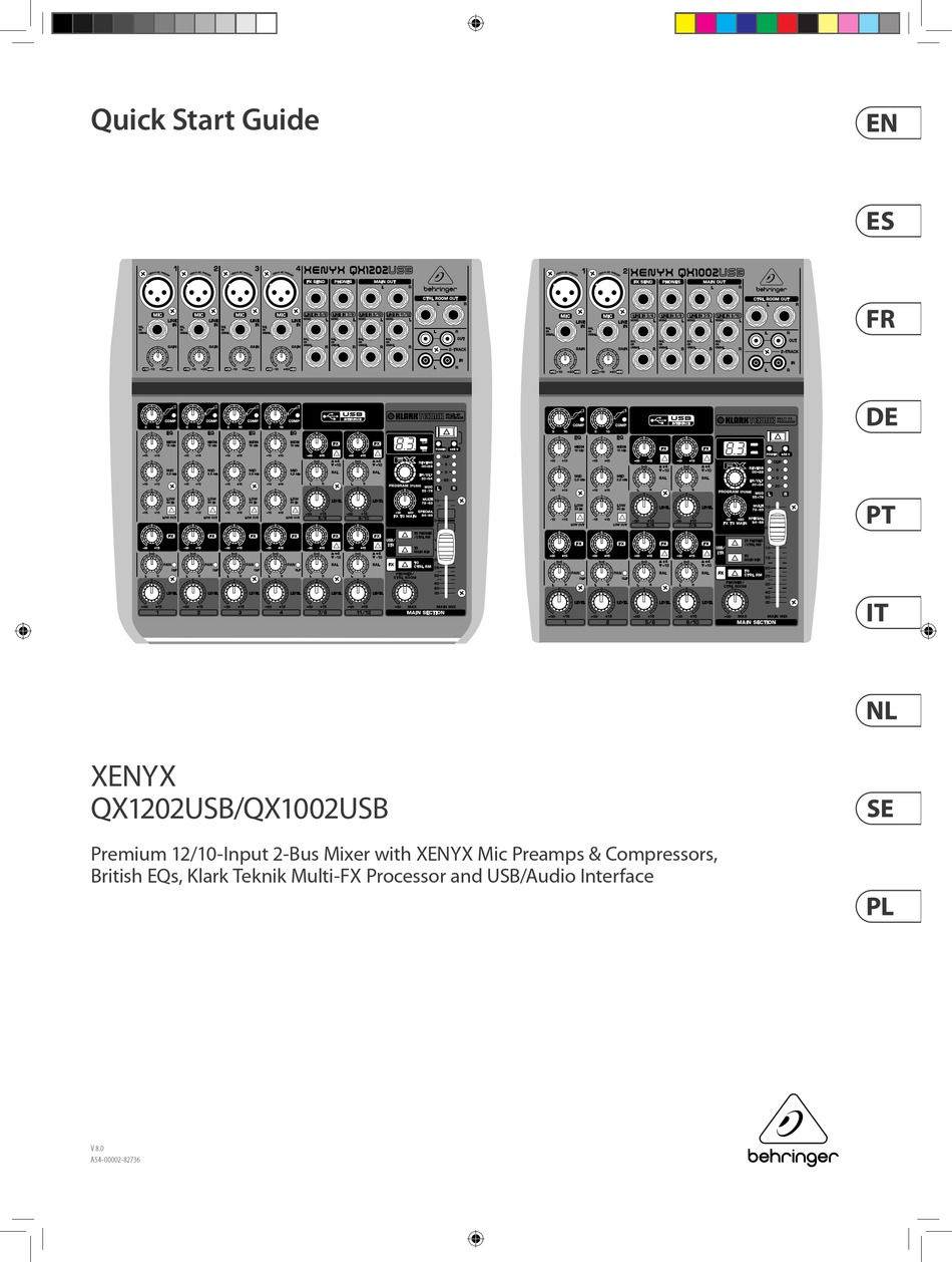 Behringer xenyx qx1202usb схема