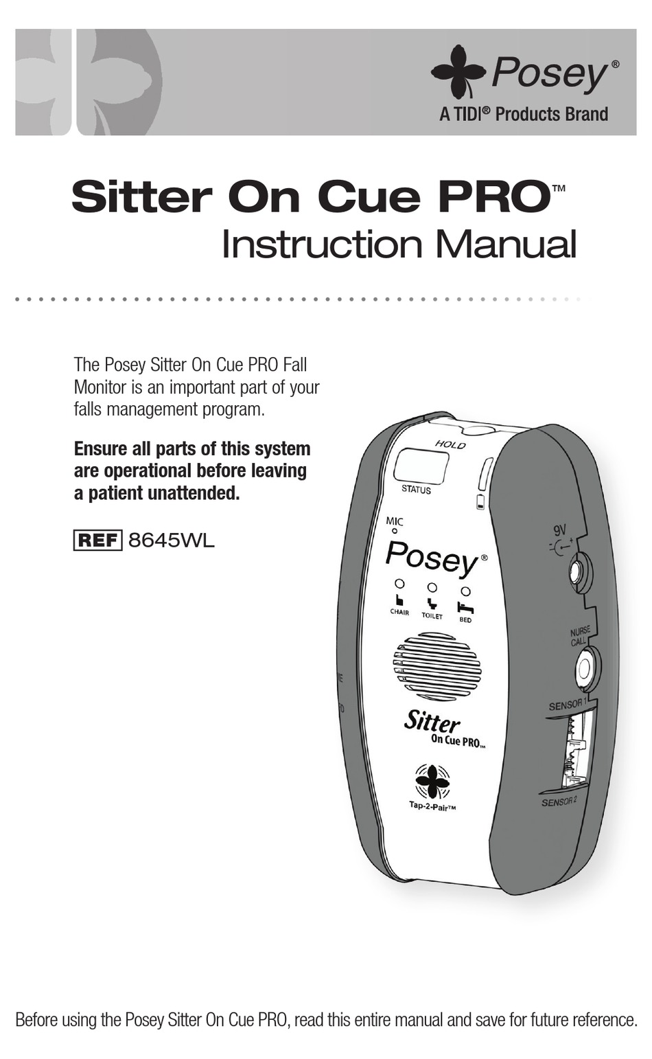 POSEY SITTER ON CUE PRO INSTRUCTION MANUAL Pdf Download ManualsLib