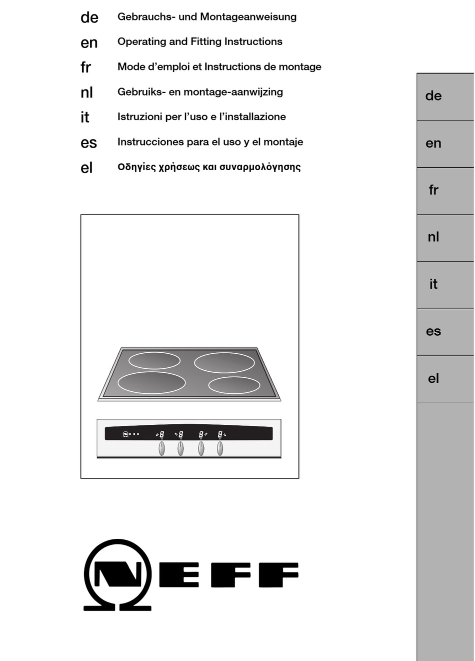 NEFF L 1640 SERIES OPERATING AND FITTING INSTRUCTIONS MANUAL Pdf
