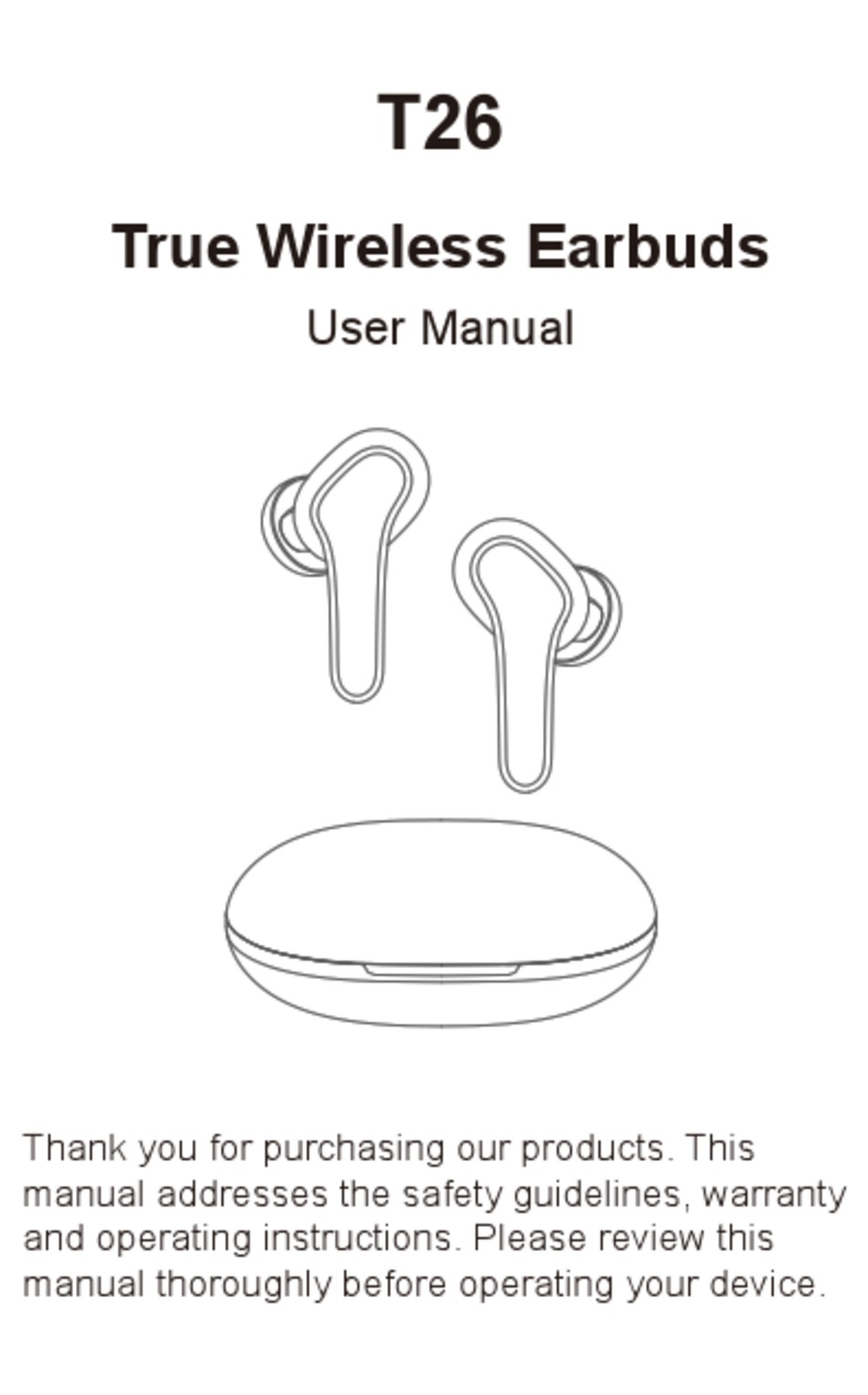 LETSFIT T26 USER MANUAL Pdf Download ManualsLib