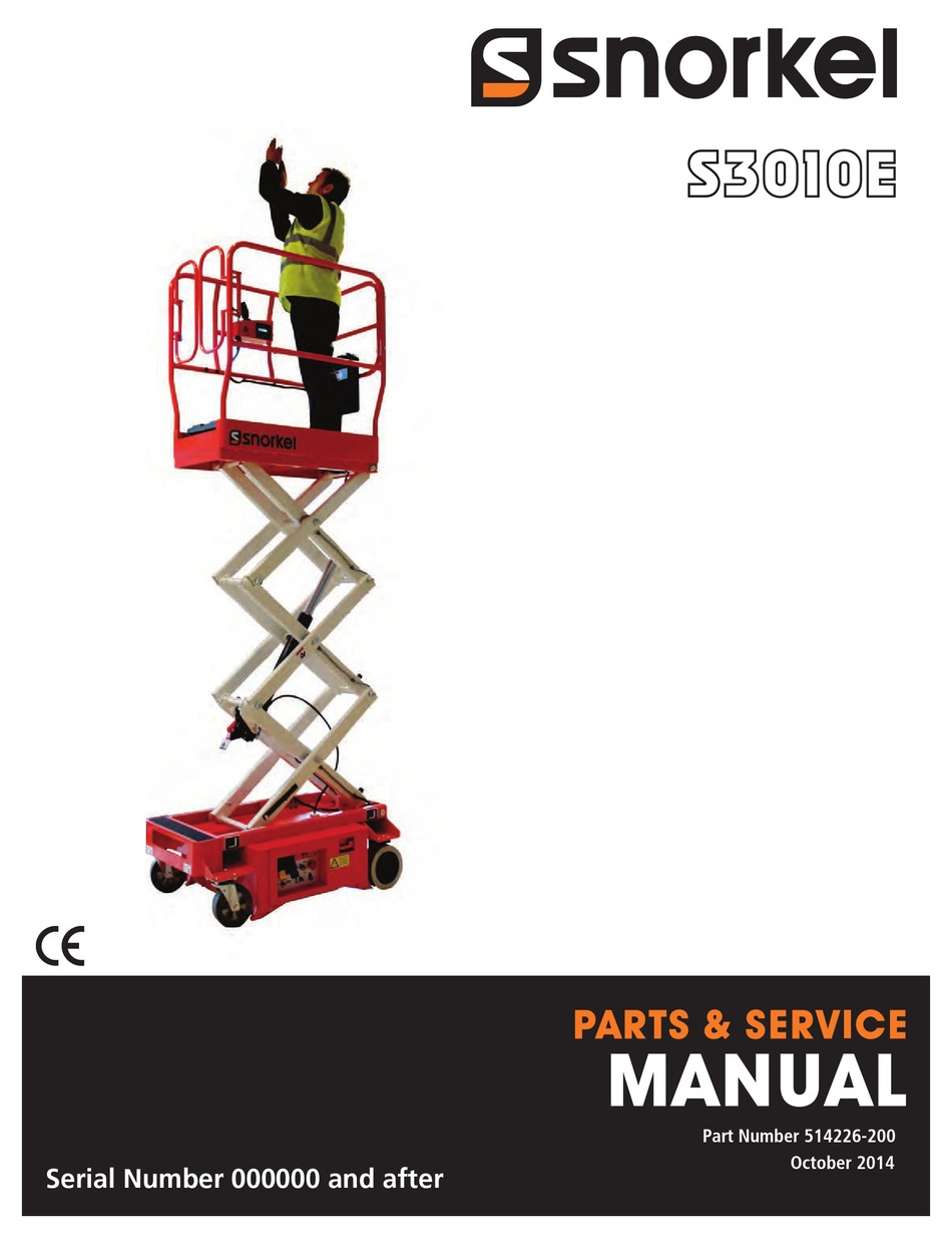 SNORKEL S3010E PARTS & SERVICE MANUAL Pdf Download ManualsLib