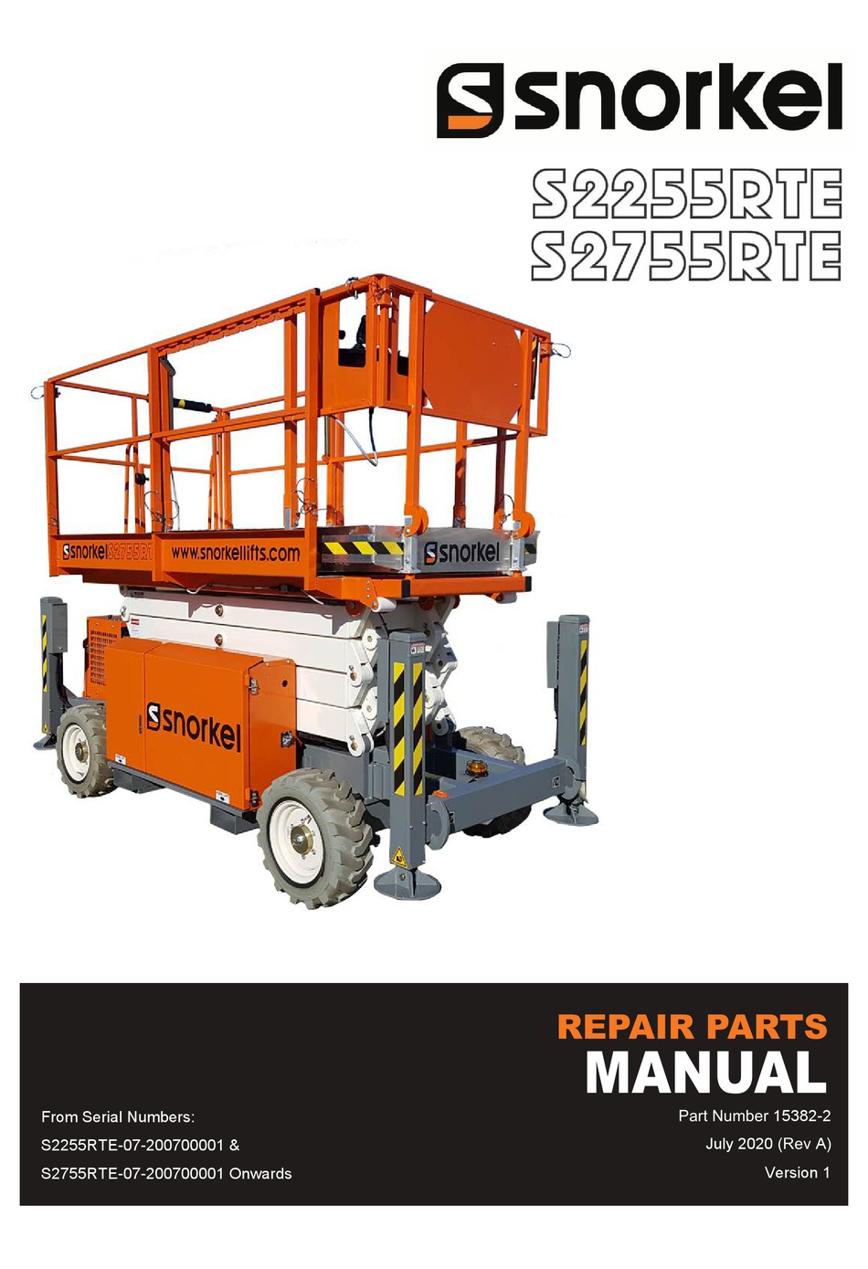 SNORKEL S2255RTE REPAIR PARTS MANUAL Pdf Download ManualsLib