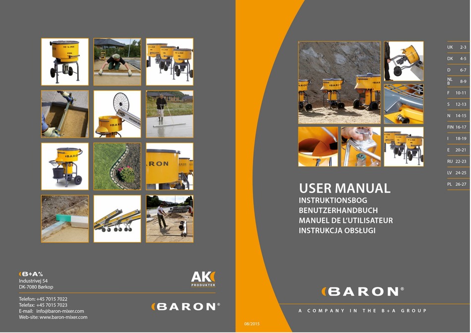 BARON M300 USER MANUAL Pdf Download ManualsLib