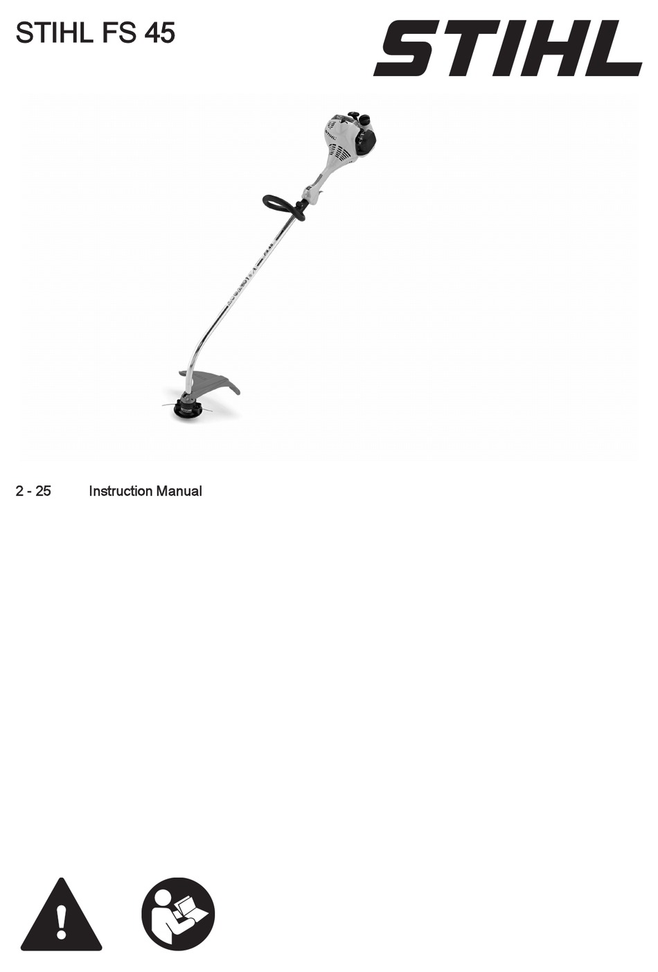 STIHL FS 45 INSTRUCTION MANUAL Pdf Download ManualsLib