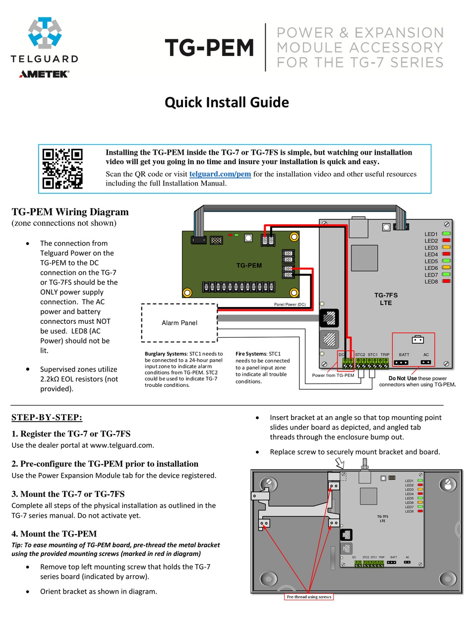 Telguard Tg 7fs Datasheet Pdf