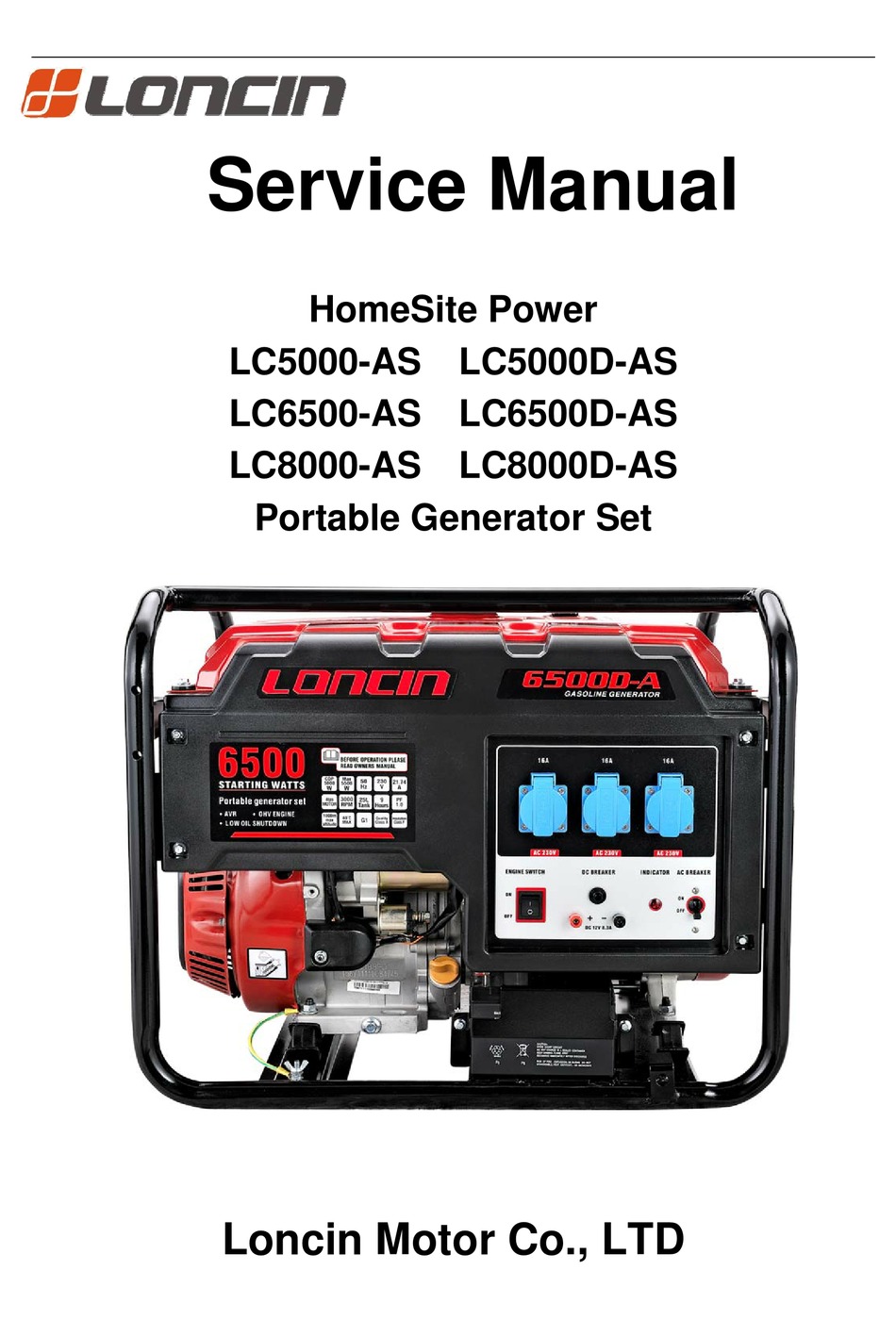 Carburetor For Loncin LC5000D LC6500D LC8000D Generators 