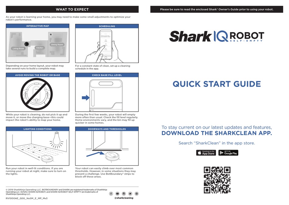 SHARK IQ ROBOT QUICK START MANUAL Pdf Download ManualsLib