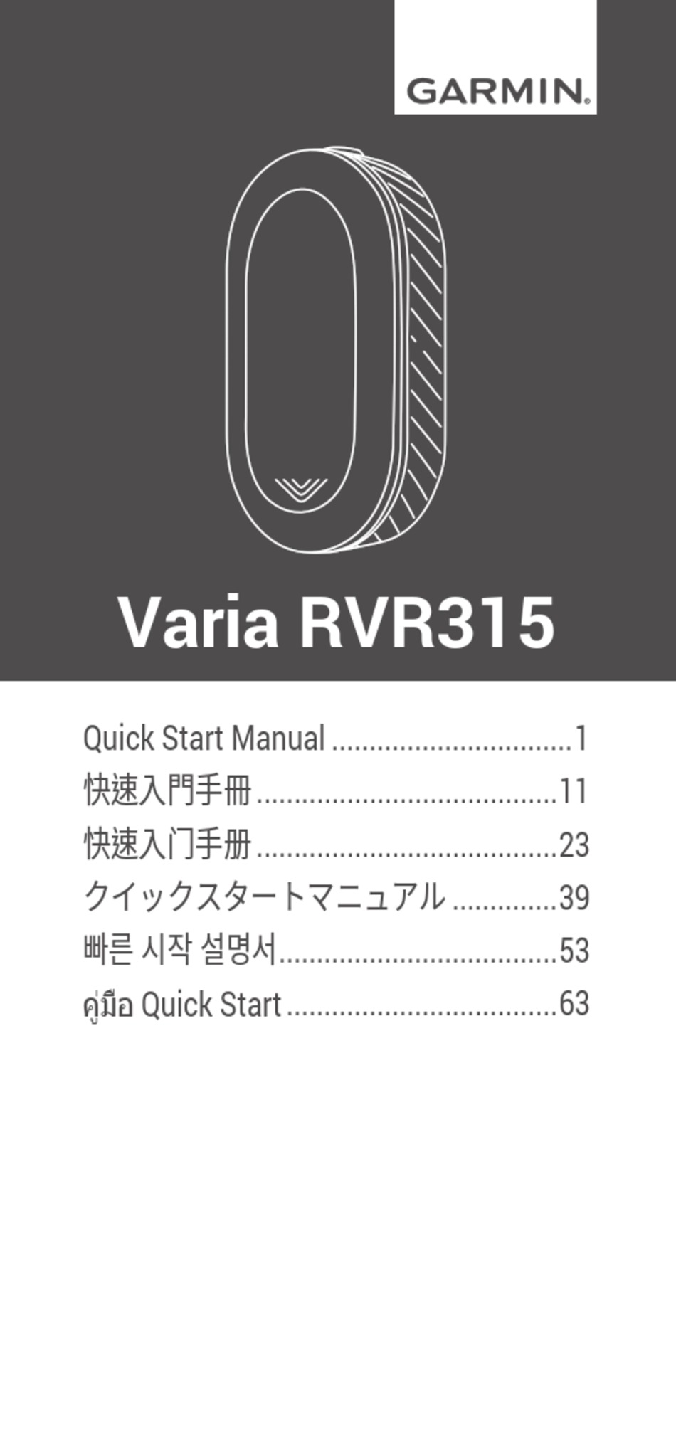 rvr315 garmin