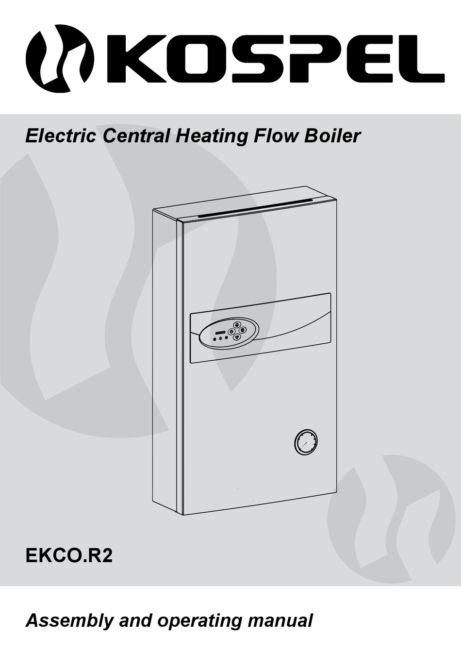 KOSPEL EKCO.R2 ASSEMBLY AND OPERATING MANUAL Pdf Download ManualsLib