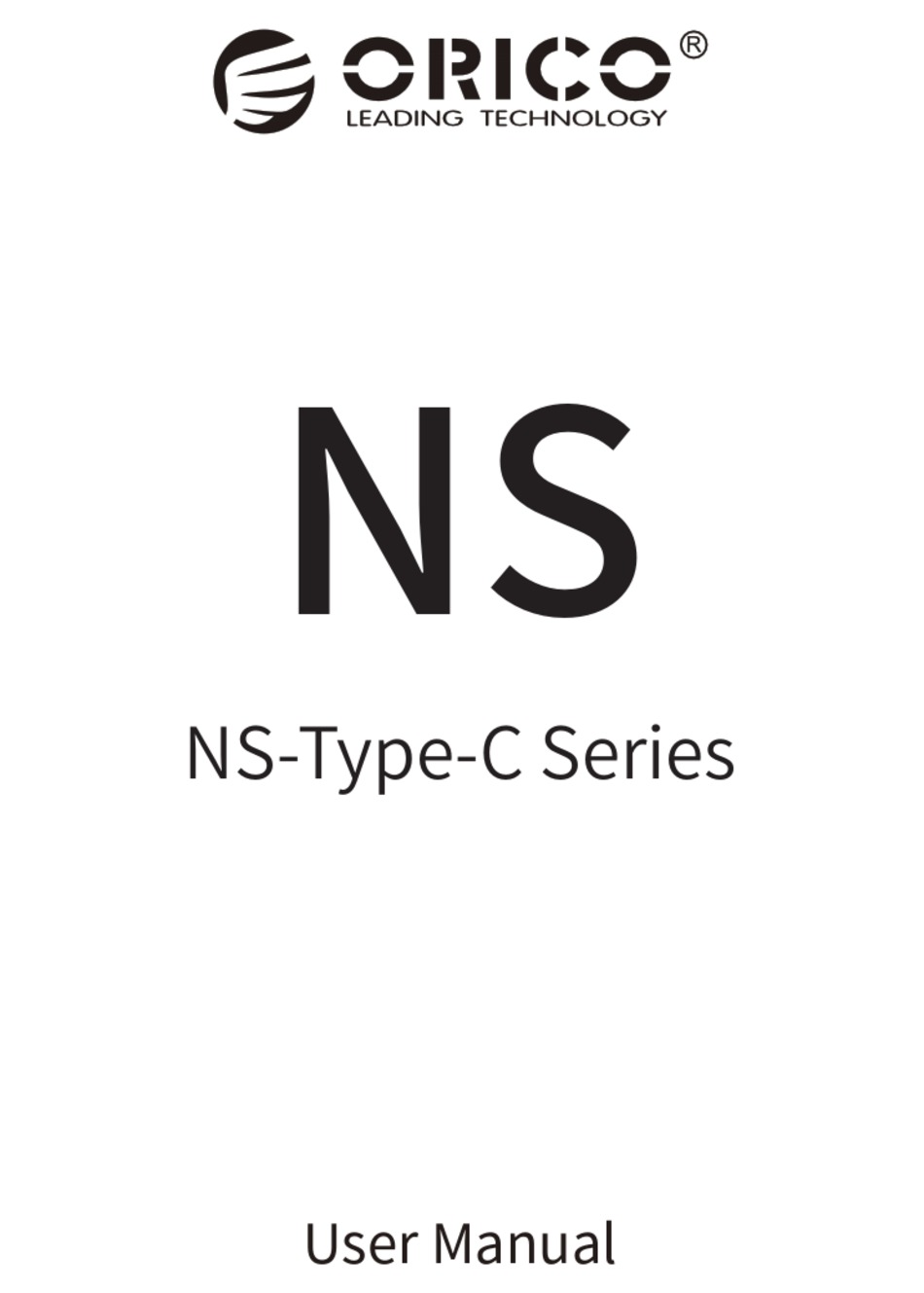 orico-ns-type-c-series-user-manual-pdf-download-manualslib