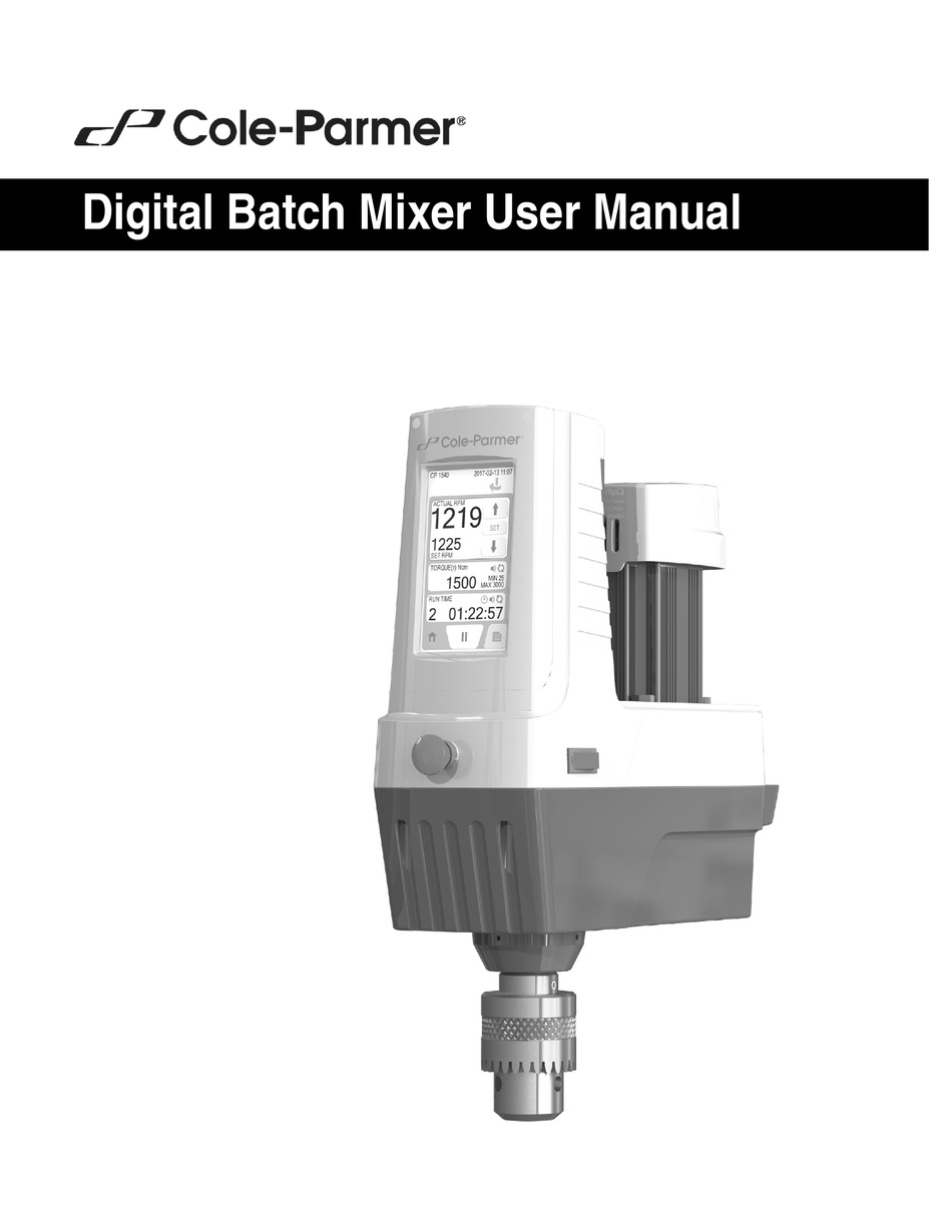 COLE PARMER 1540CP USER MANUAL Pdf Download ManualsLib