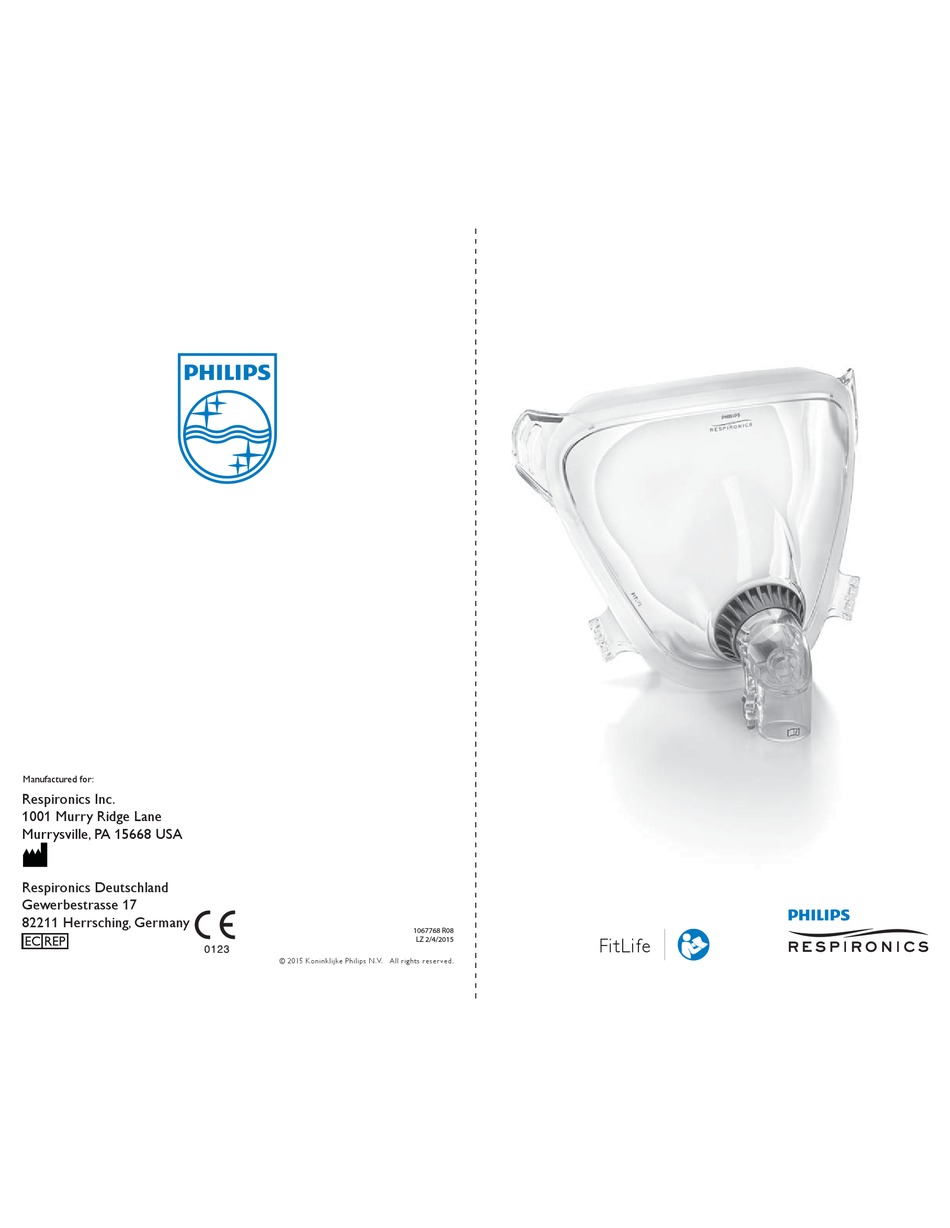 PHILIPS RESPIRONICS FITLIFE MANUAL Pdf Download ManuaLib