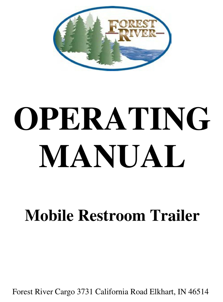 FOREST RIVER WIDE BODY SERIES OPERATING MANUAL Pdf Download ManualsLib
