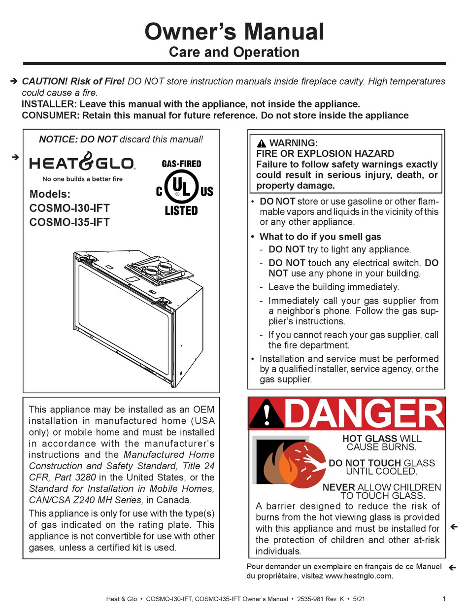 HEAT & GLO COSMO OWNER