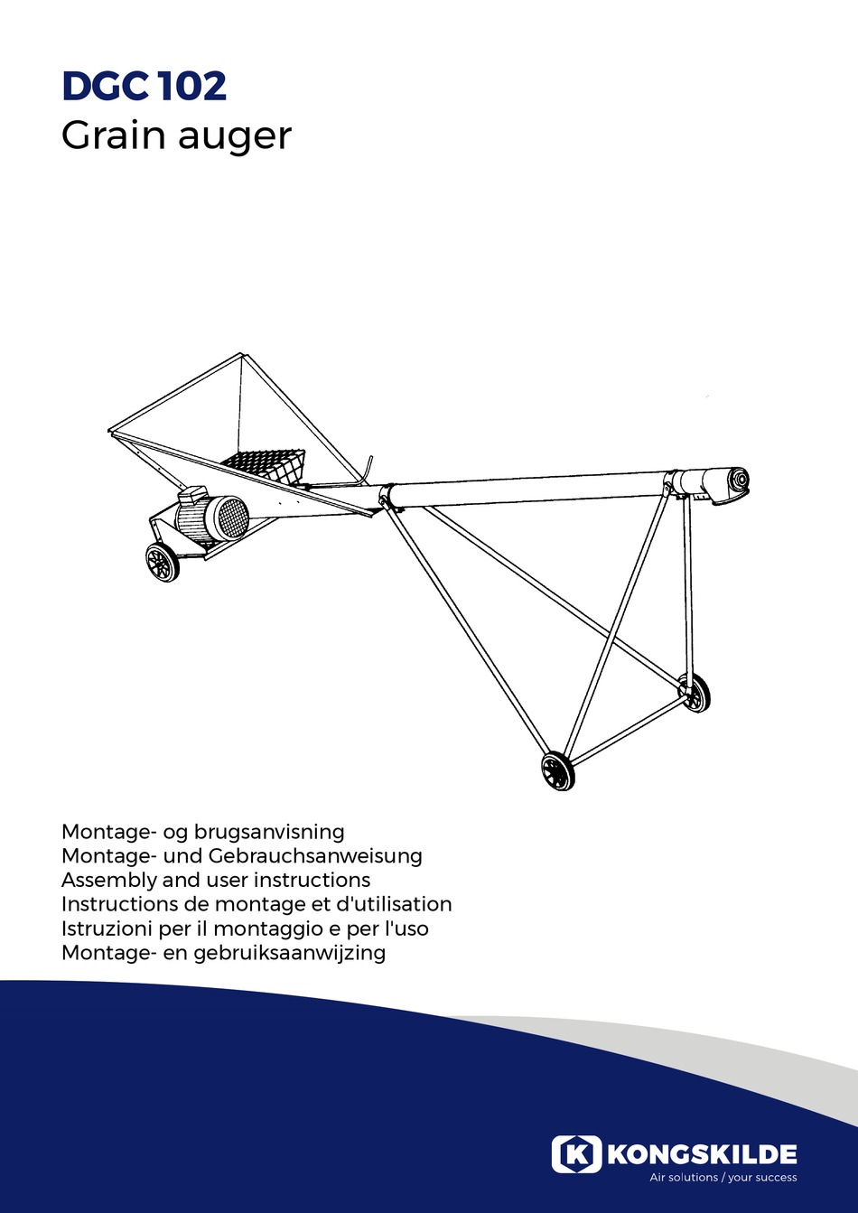 KONGSKILDE DGC 102 ASSEMBLY AND USER INSTRUCTIONS MANUAL Pdf Download ManualsLib