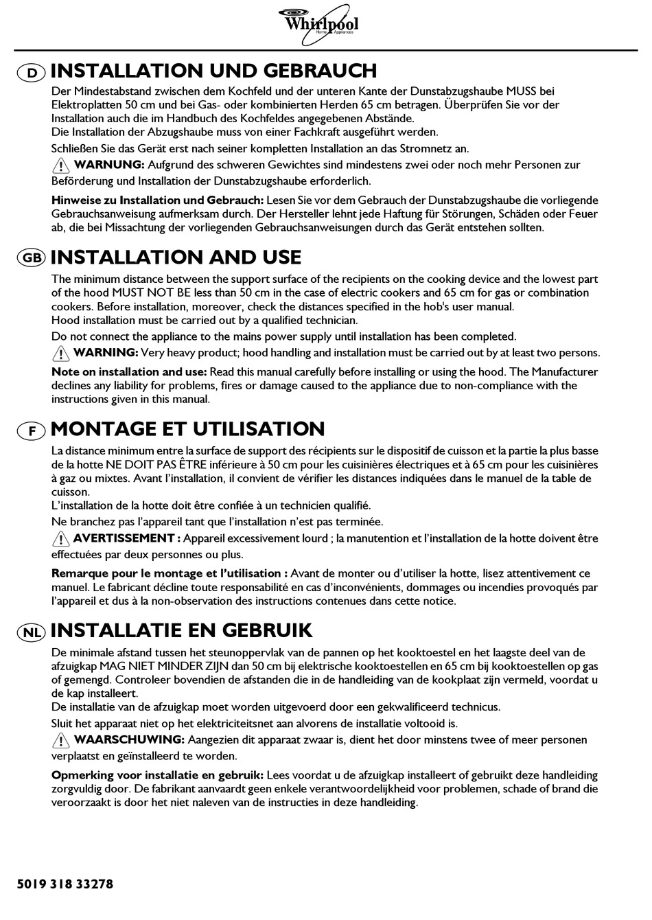 WHIRLPOOL AKR 799 IXL MANUAL Pdf Download ManualsLib