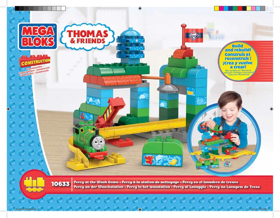 MEGA BLOKS THOMAS & FRIENDS PERCY AT THE WASH DOWN