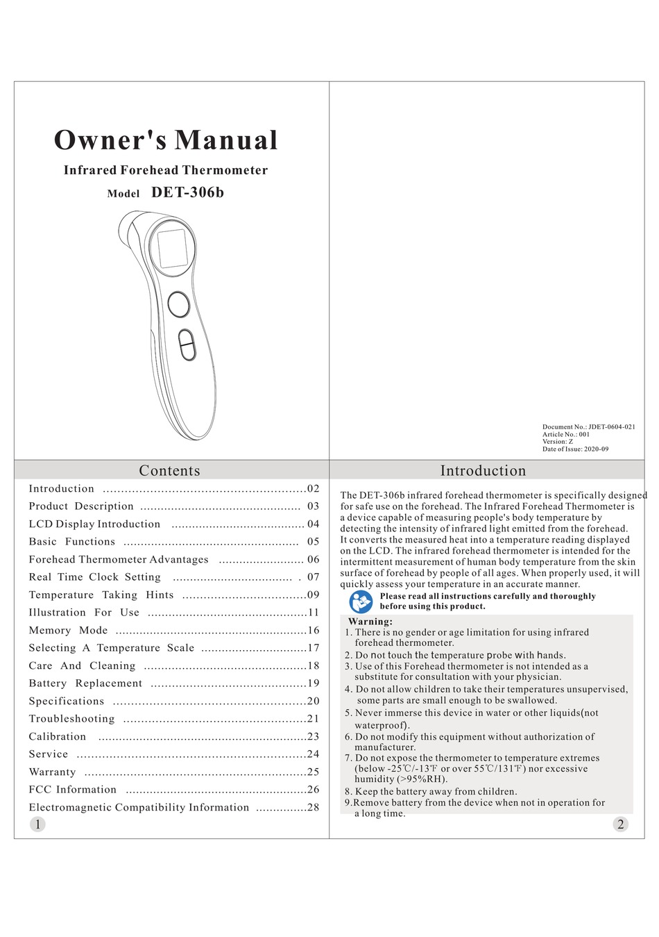 JOYTECH DET306B OWNER'S MANUAL Pdf Download ManualsLib