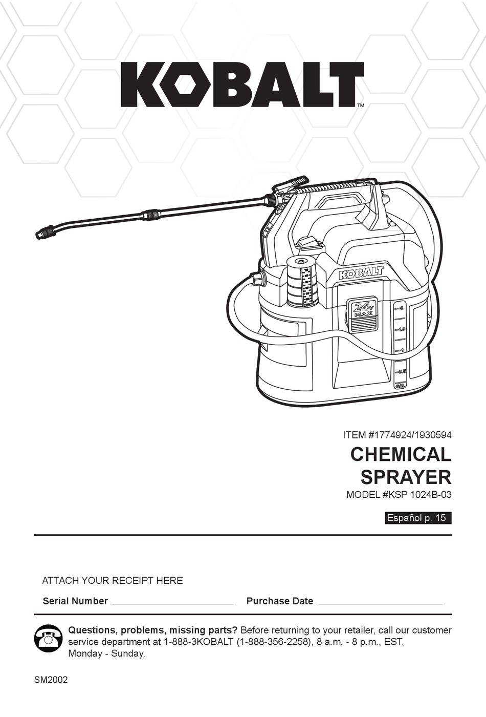 KOBALT KSP 1024B03 MANUAL Pdf Download ManualsLib