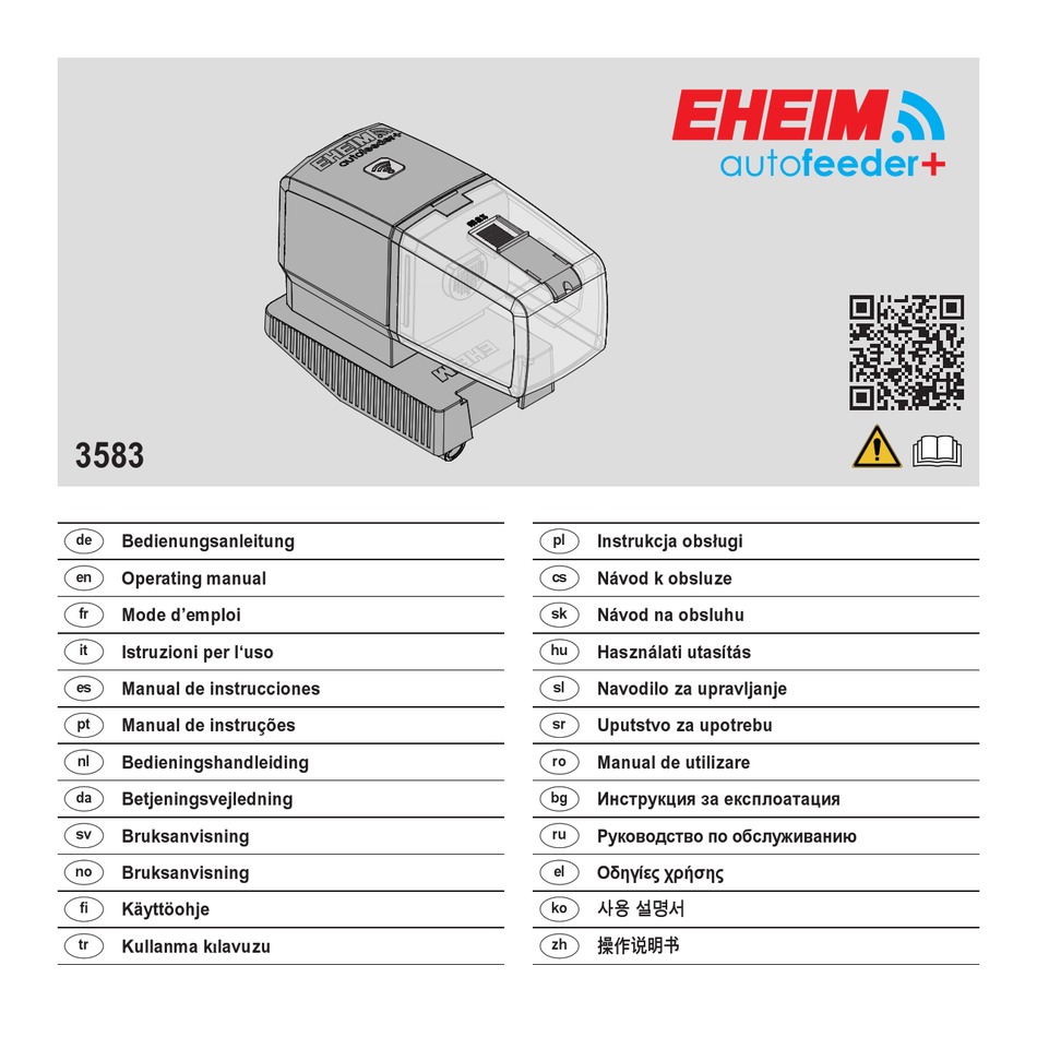 EHEIM AUTOFEEDER+ OPERATING MANUAL Pdf Download ManualsLib