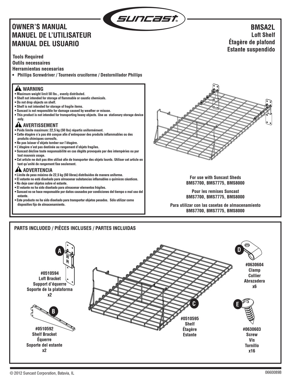 SUNCAST BMSA2L OWNER'S MANUAL Pdf Download ManualsLib
