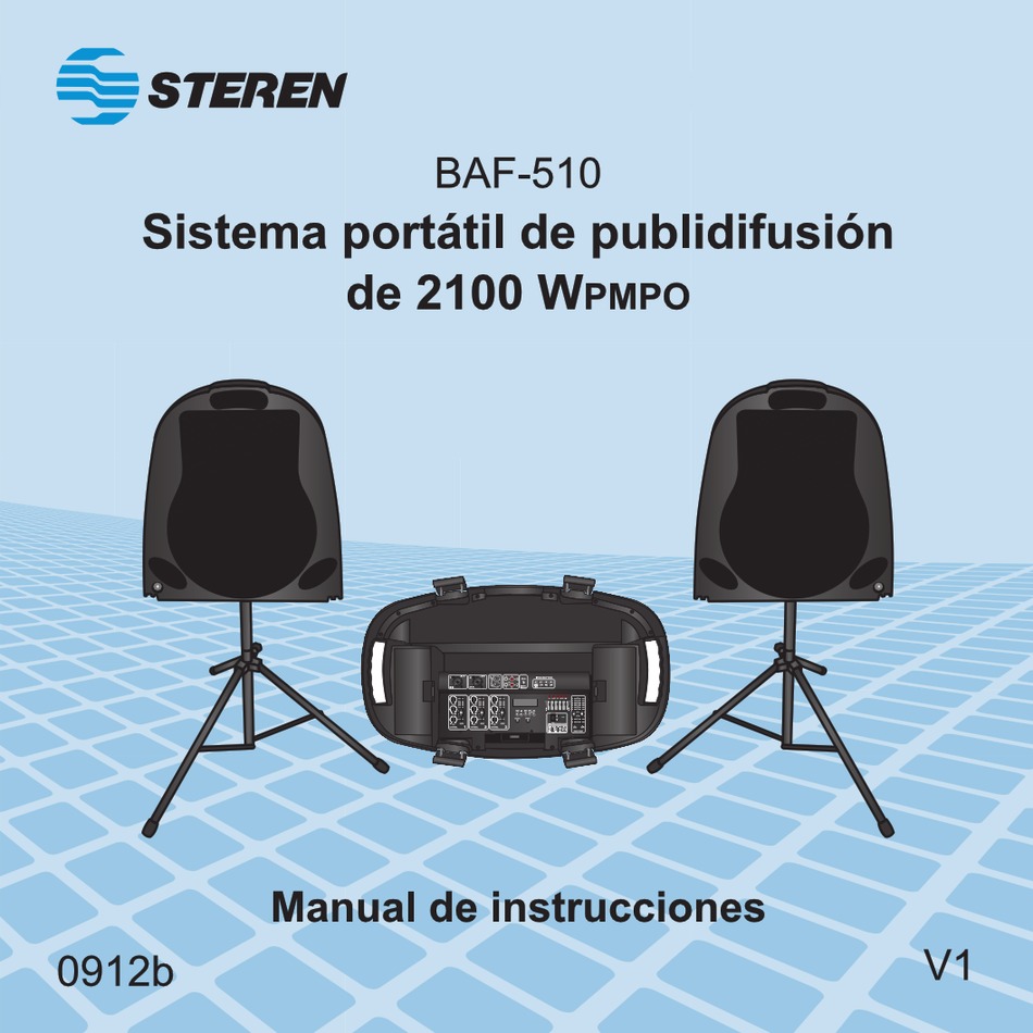 STEREN BAF 510 INSTRUCTION MANUAL Pdf Download ManualsLib