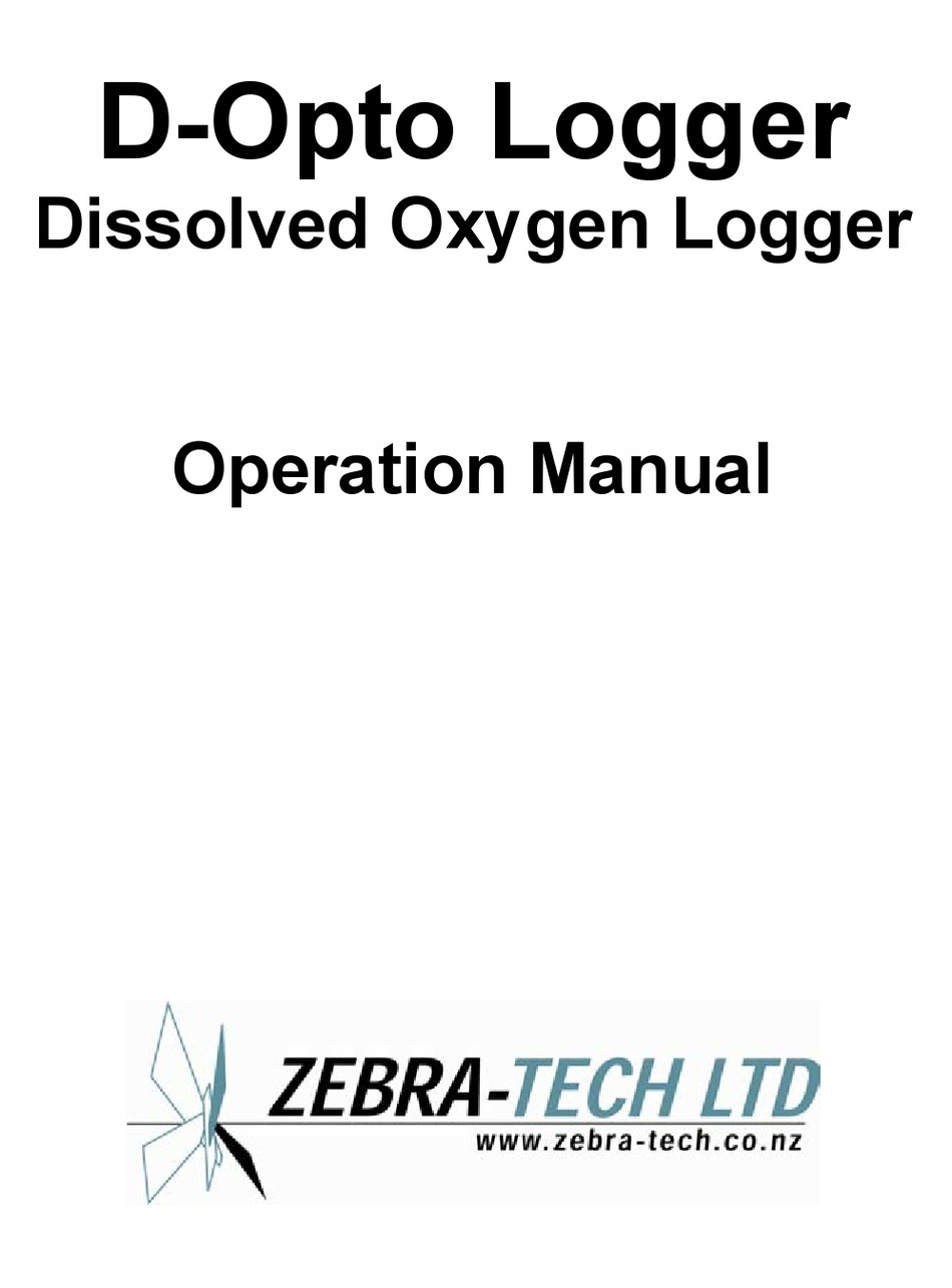 ZEBRATECH DOPTO OPERATION MANUAL Pdf Download ManualsLib