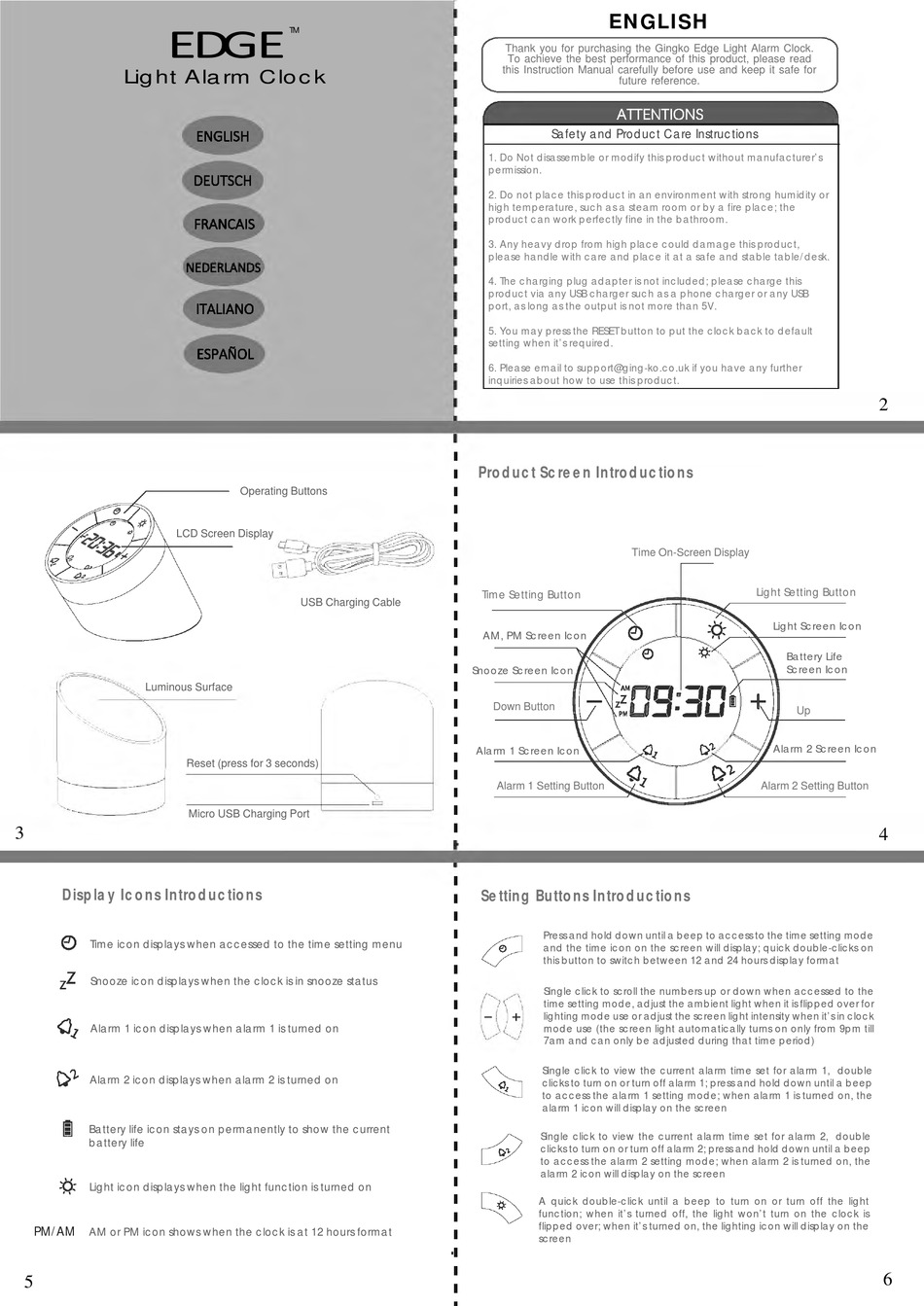 GINGKO EDGE INSTRUCTION MANUAL Pdf Download ManualsLib