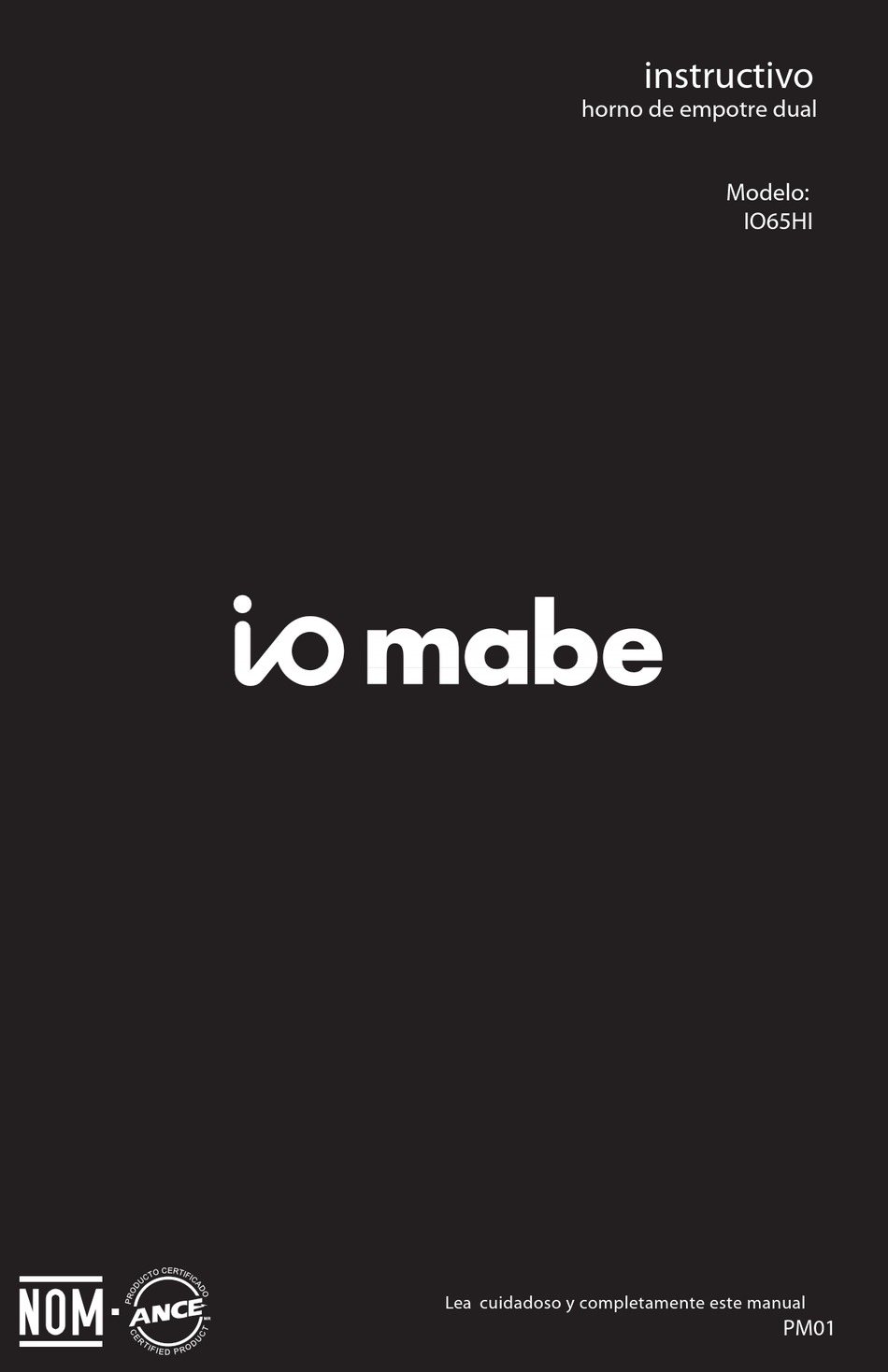 IO MABE IO65HI INSTRUCTION MANUAL Pdf Download | ManualsLib