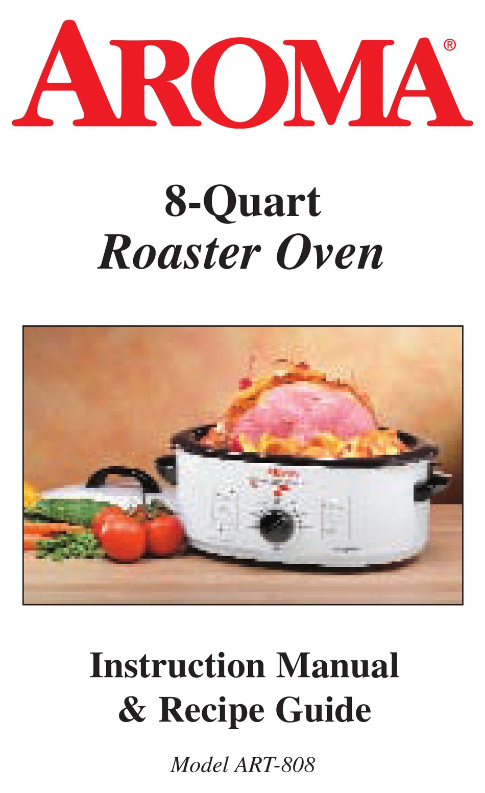 AROMA ART808 INSTRUCTION MANUAL & RECIPE MANUAL Pdf Download ManualsLib