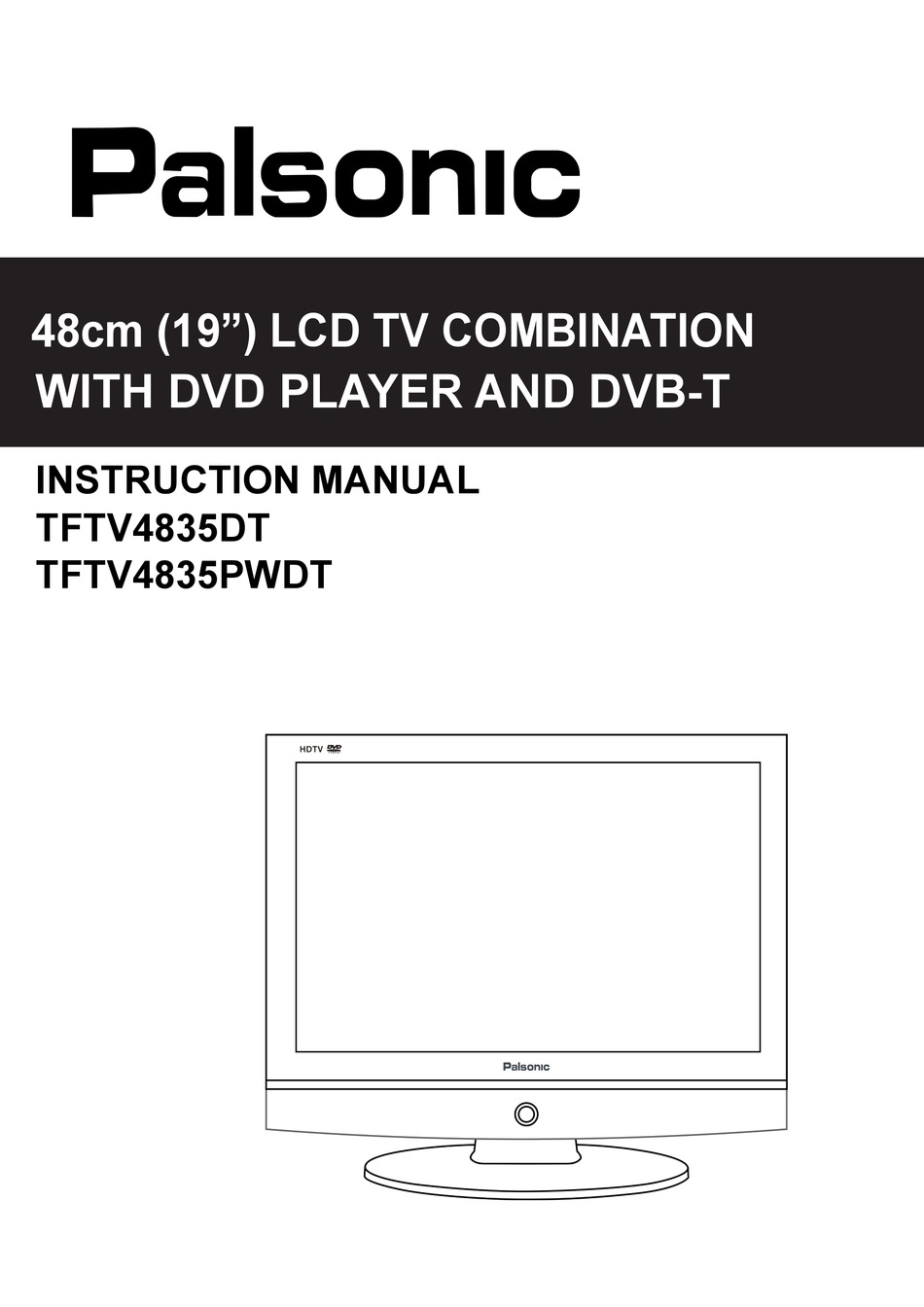 PALSONIC TFTV4835DT INSTRUCTION MANUAL Pdf Download ManualsLib