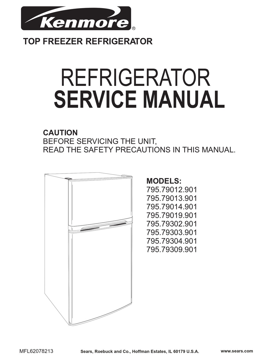 KENMORE 795.79012.901 SERVICE MANUAL Pdf Download ManualsLib