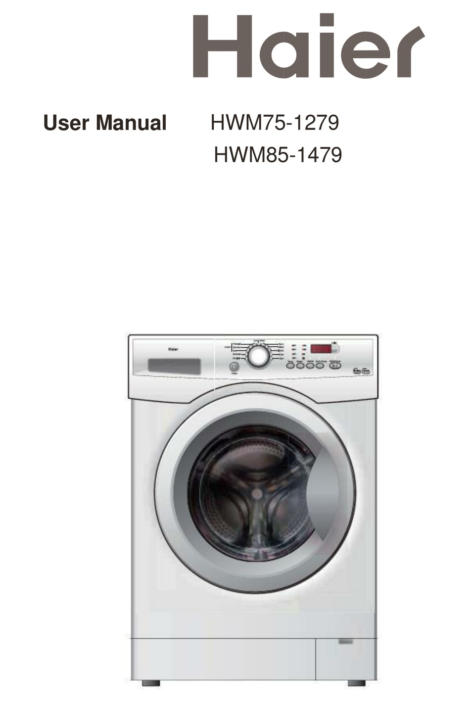 Haier Hwm User Manual Pdf Download Manualslib