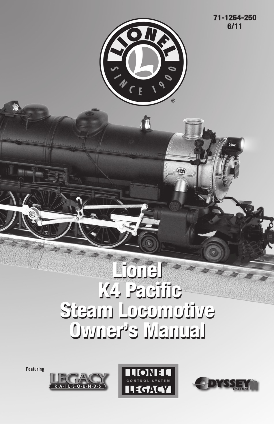 Lionel K4 Pacific Steam Locomotive Owner's Manual Pdf Download 