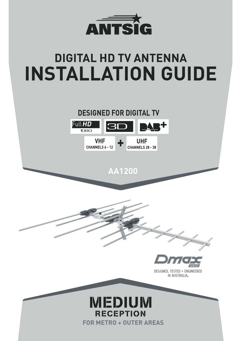 ANTSIG AA1200 INSTALLATION MANUAL Pdf Download ManualsLib