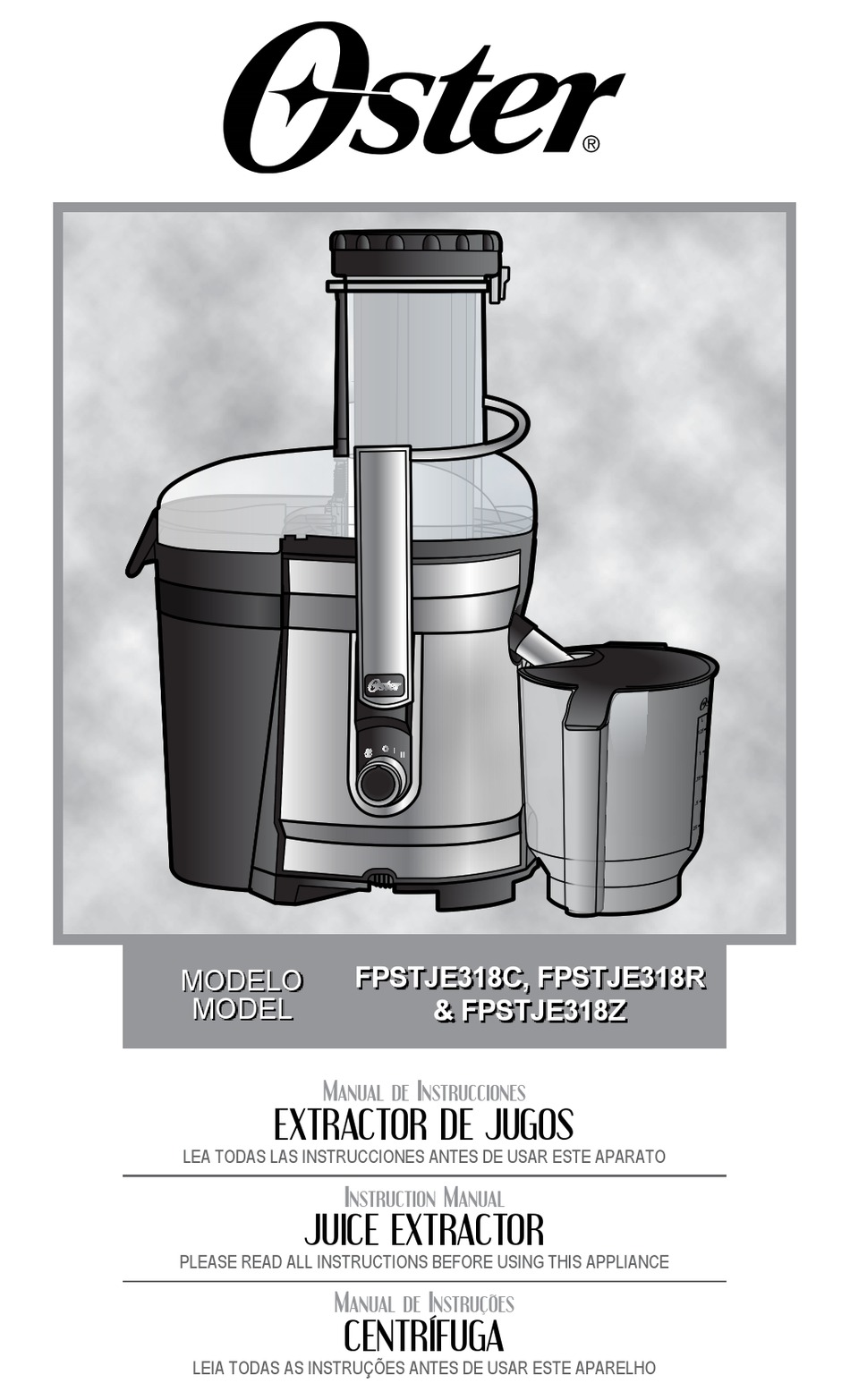 Instrucciones De Uso - Oster FPSTJE318C Instruction Manual [Page 6] |  ManualsLib