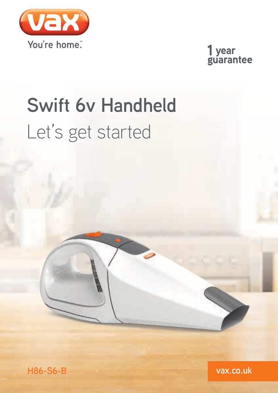 VAX H86S6B LET'S GET STARTED Pdf Download ManualsLib
