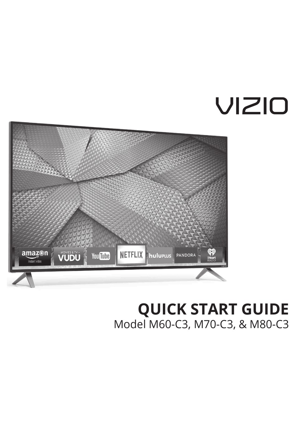 VIZIO M60C3 QUICK START MANUAL Pdf Download ManualsLib