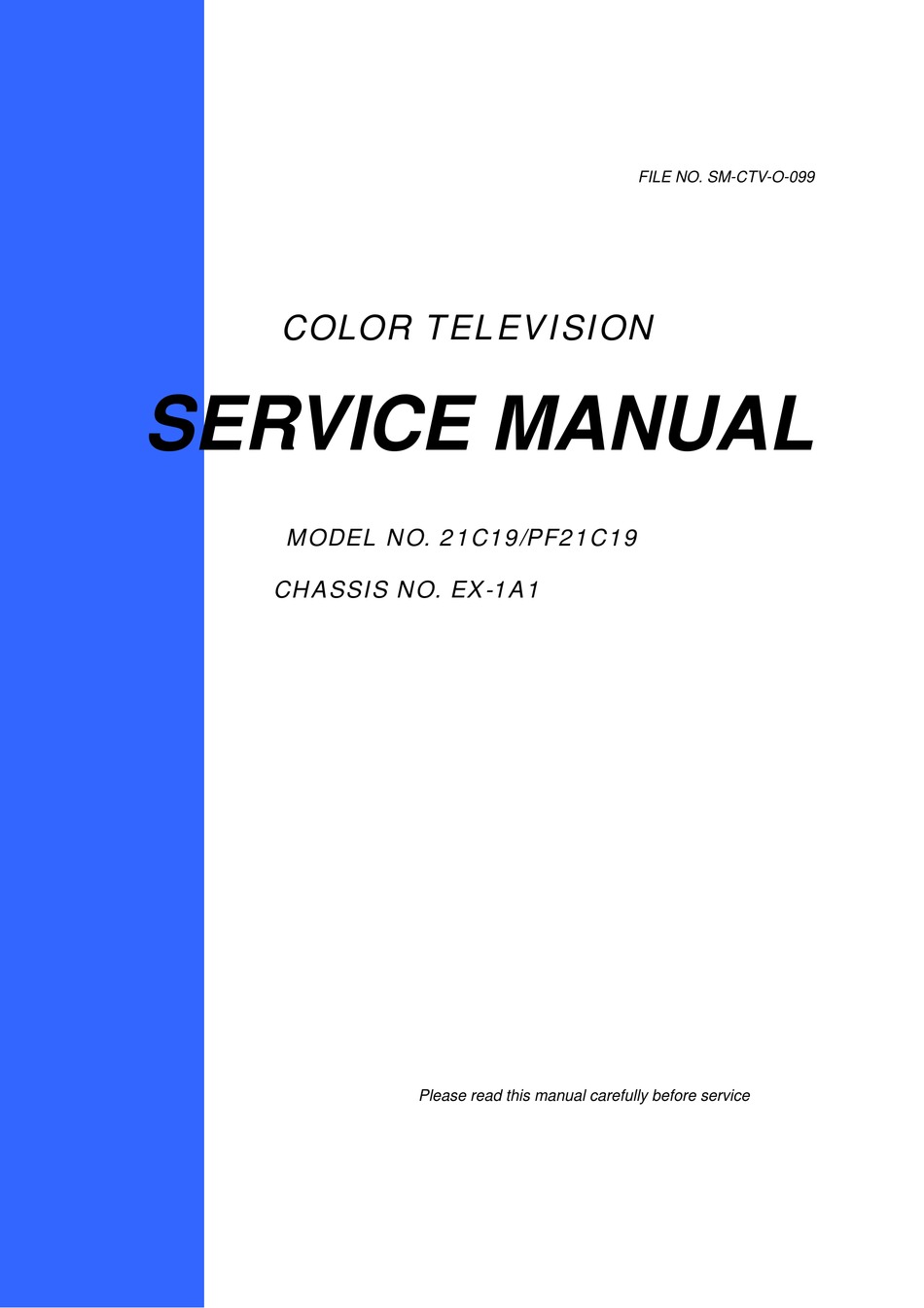 ROLSEN 21C19/PF21C19 SERVICE MANUAL Pdf Download | ManualsLib