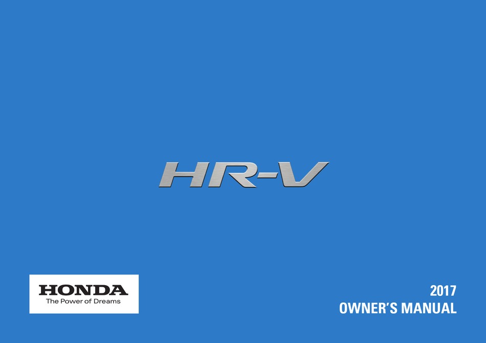 HONDA 2017 HRV OWNER