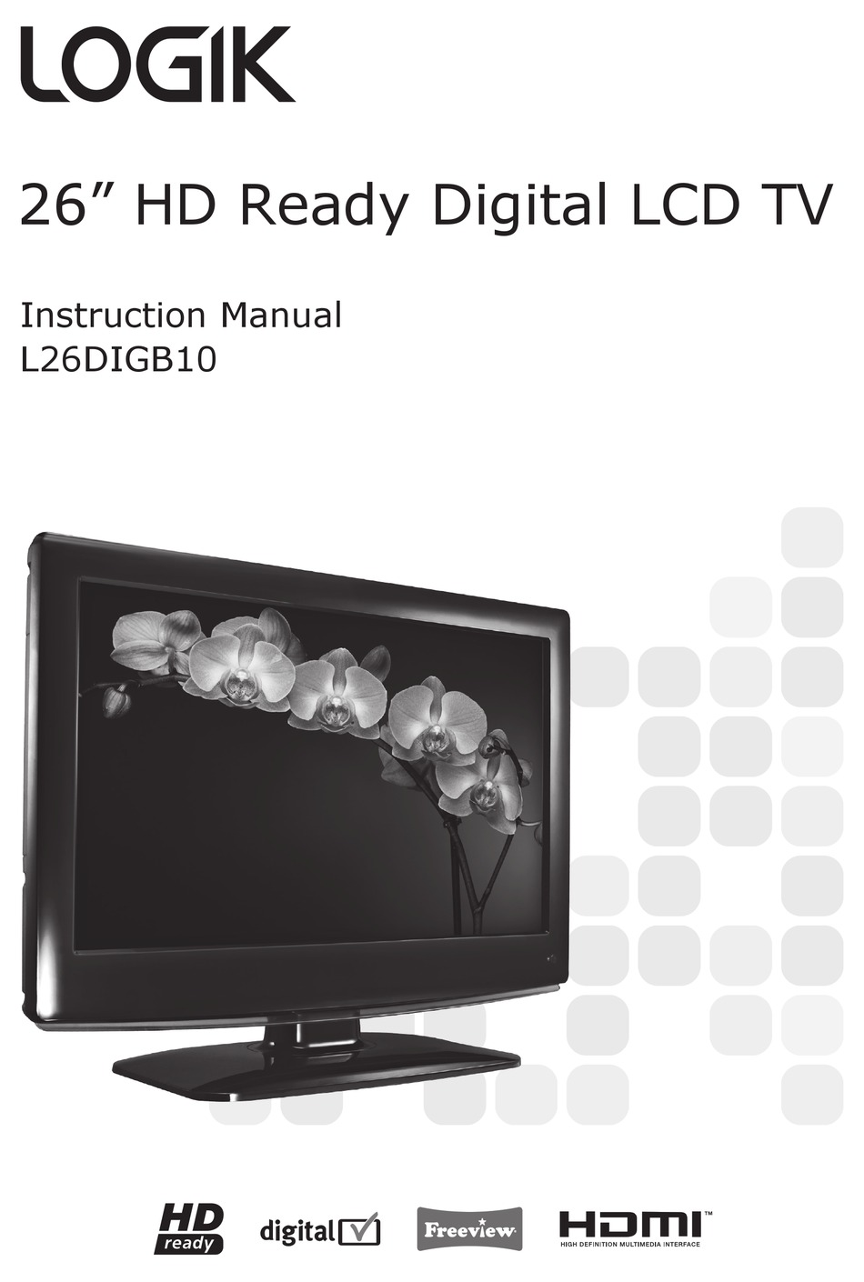 LOGIK L26DIGB10 INSTRUCTION MANUAL Pdf Download | ManualsLib