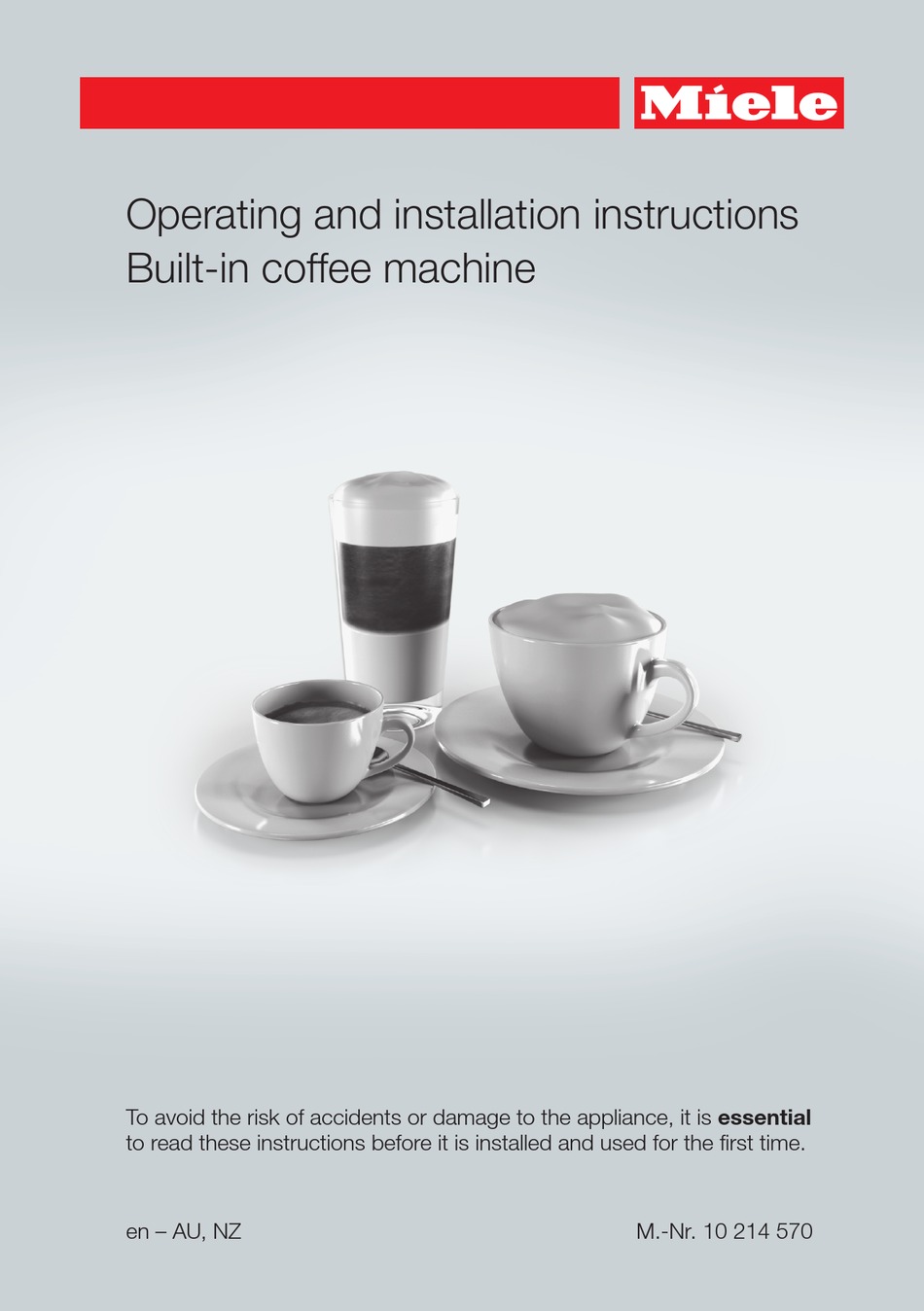 MIELE CVA 6805 OPERATING AND INSTALLATION INSTRUCTIONS Pdf Download ManualsLib