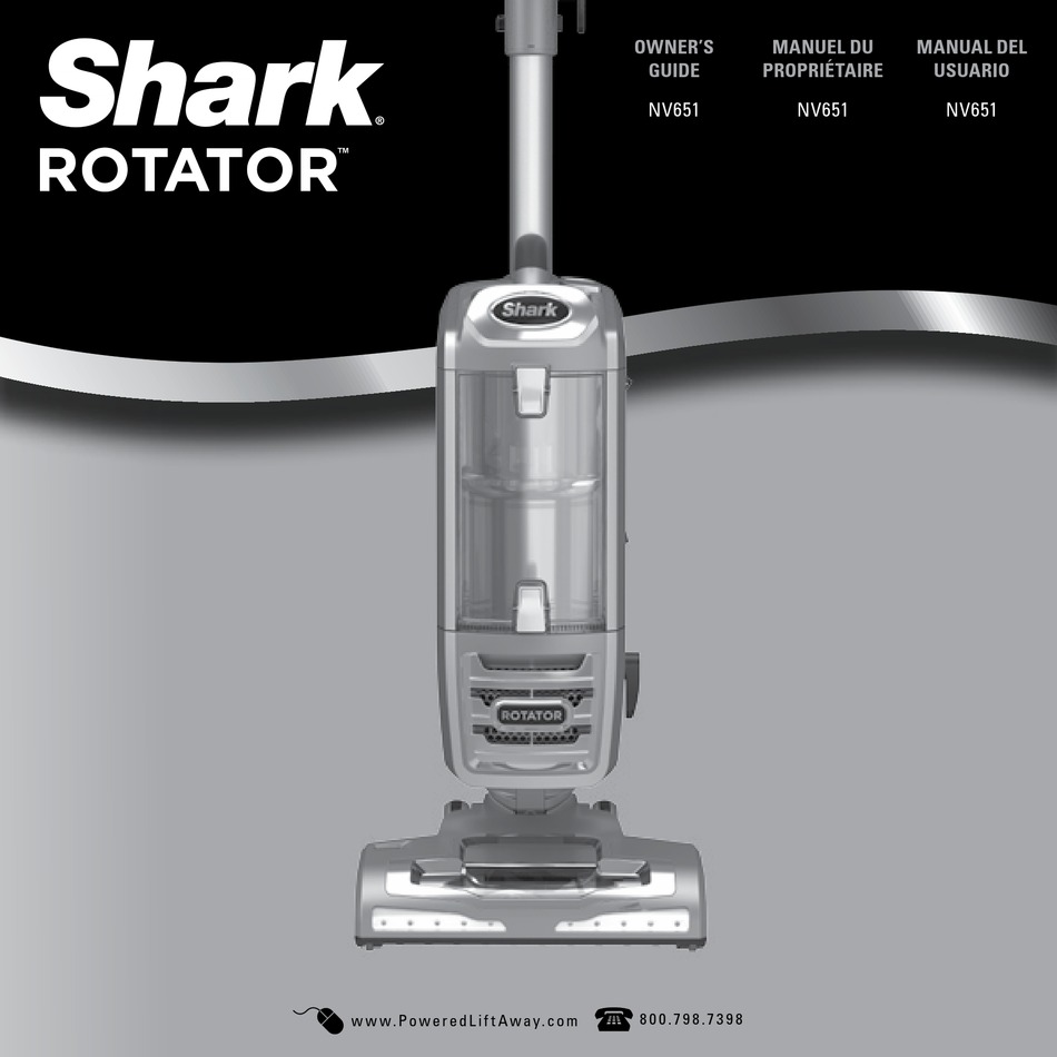 SHARK NV651 OWNER'S MANUAL Pdf Download | ManualsLib