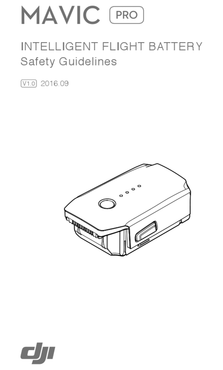 DJI MAVIC PRO SAFETY MANUAL Pdf Download ManualsLib