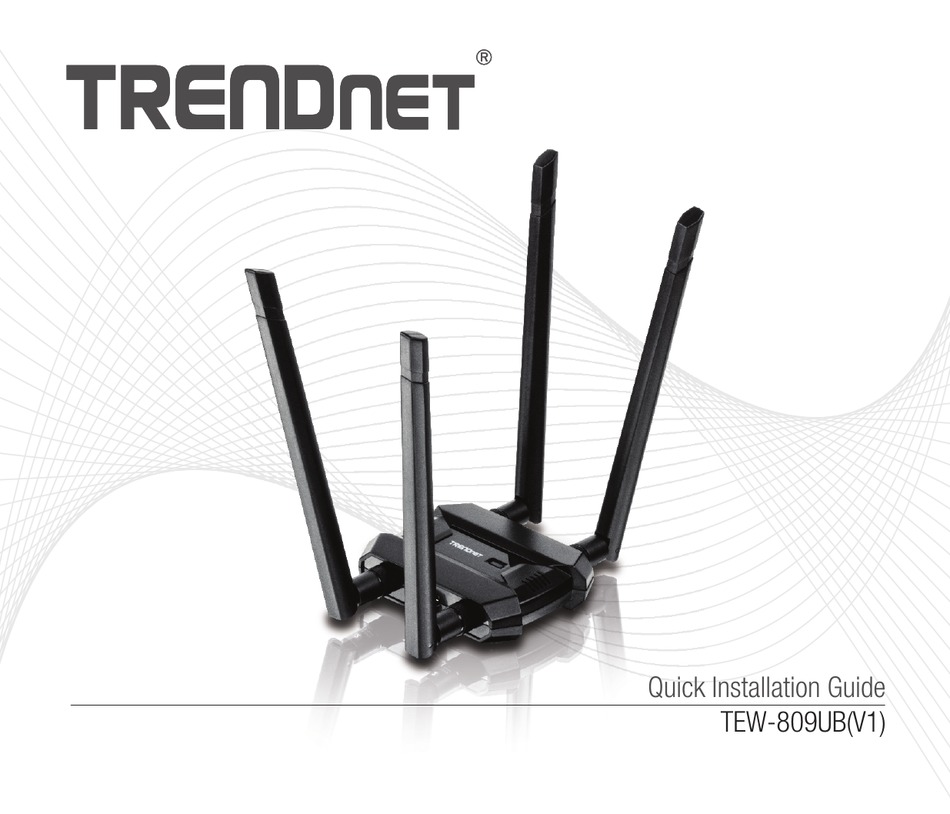 trendnet-tew-809ub-v1-quick-installation-manual-pdf-download-manualslib