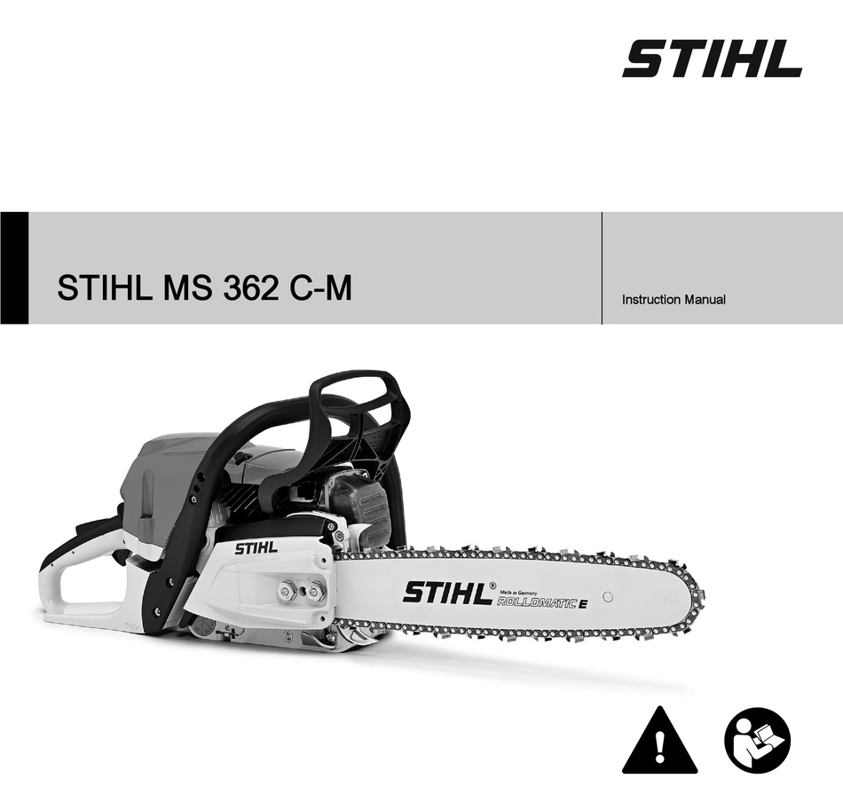 STIHL MS 362 C-M INSTRUCTION MANUAL Pdf Download | ManualsLib