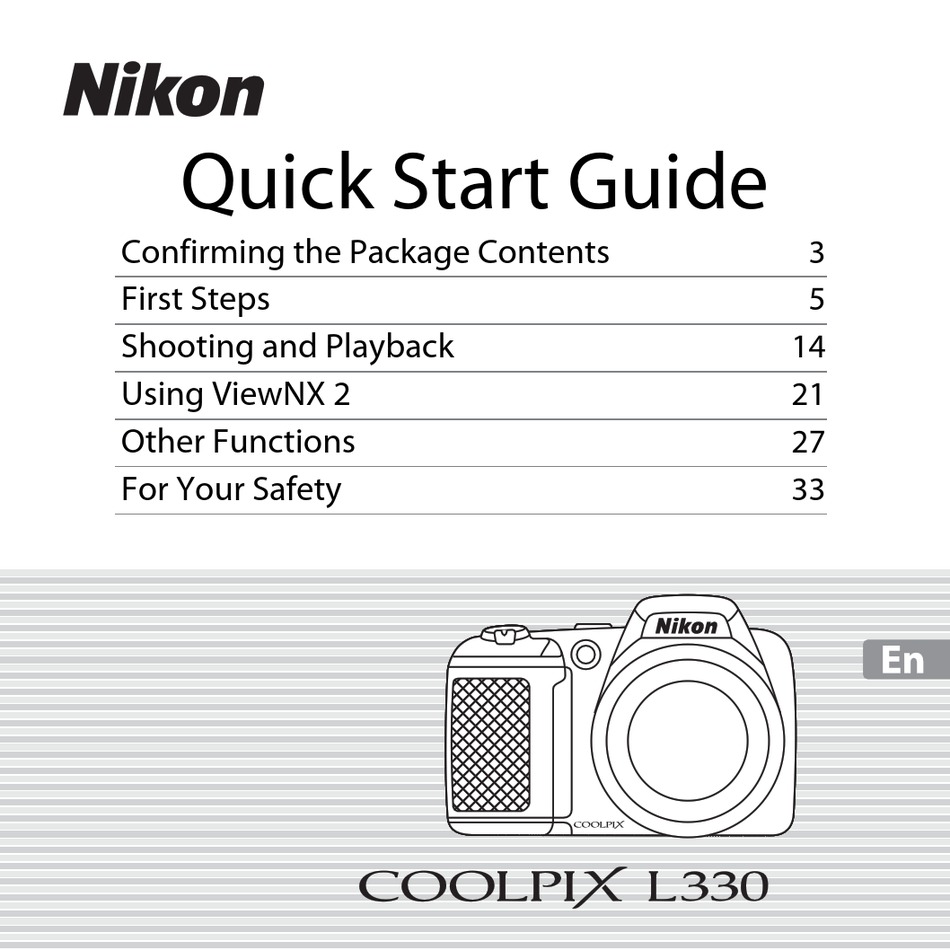 nikon coolpix l330 software download